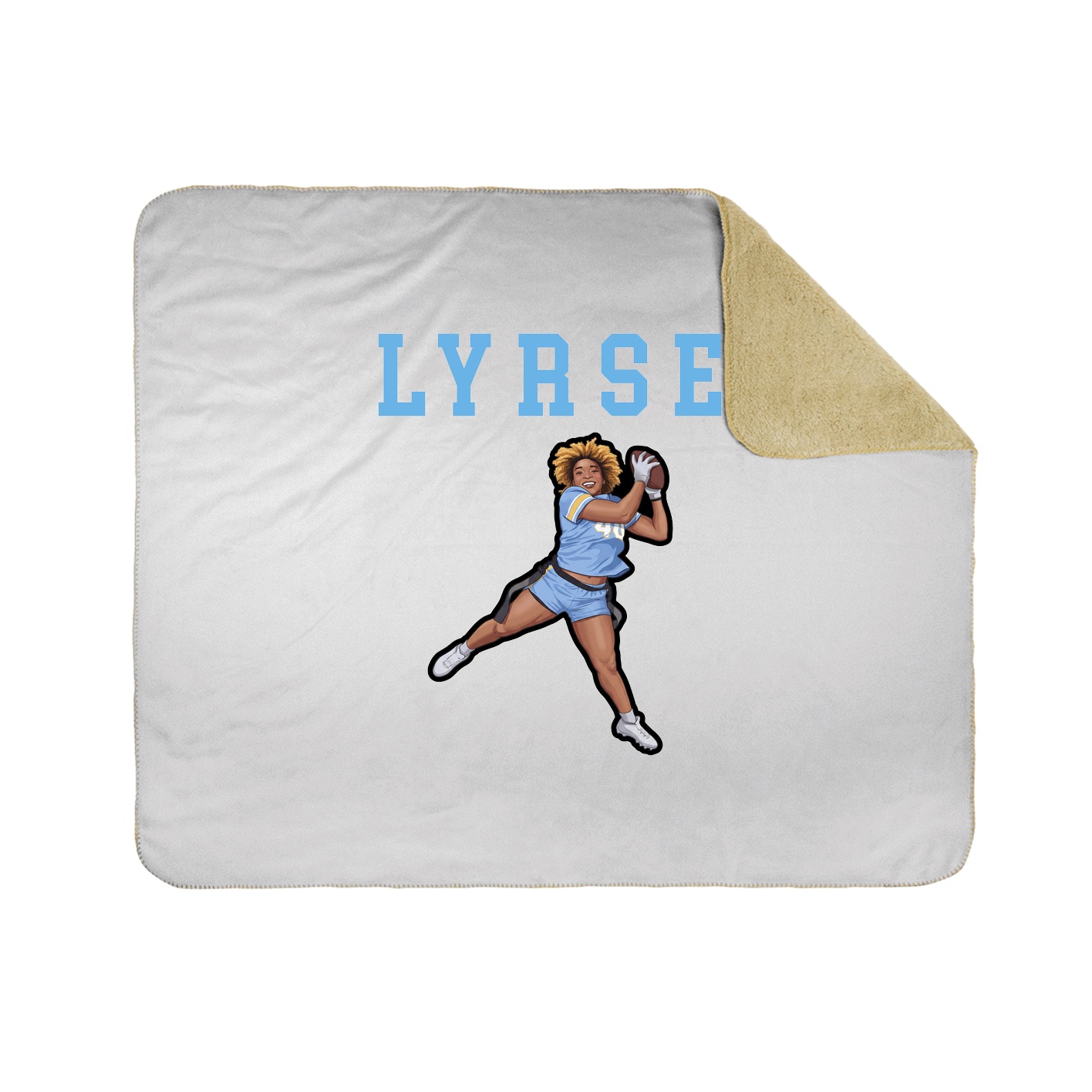 Throw Blanket — Shirsey in White