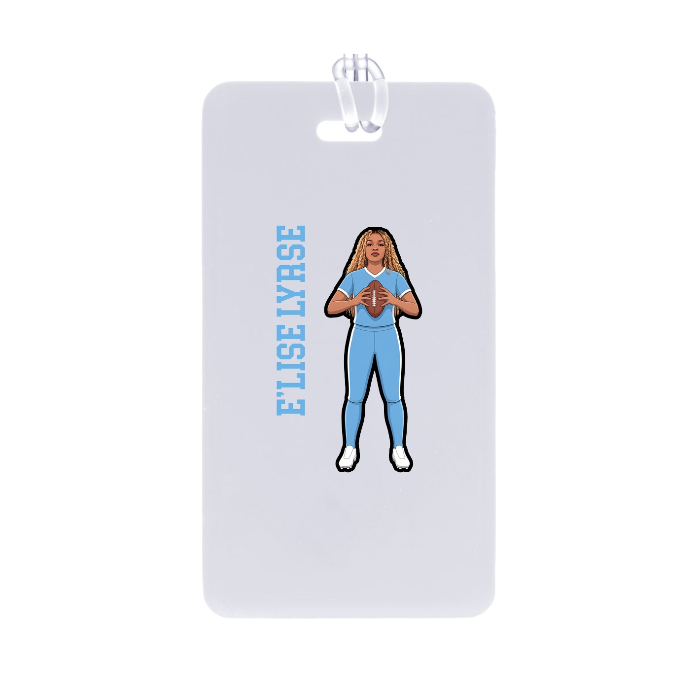 Bag Tag — Name Vertical in Classic