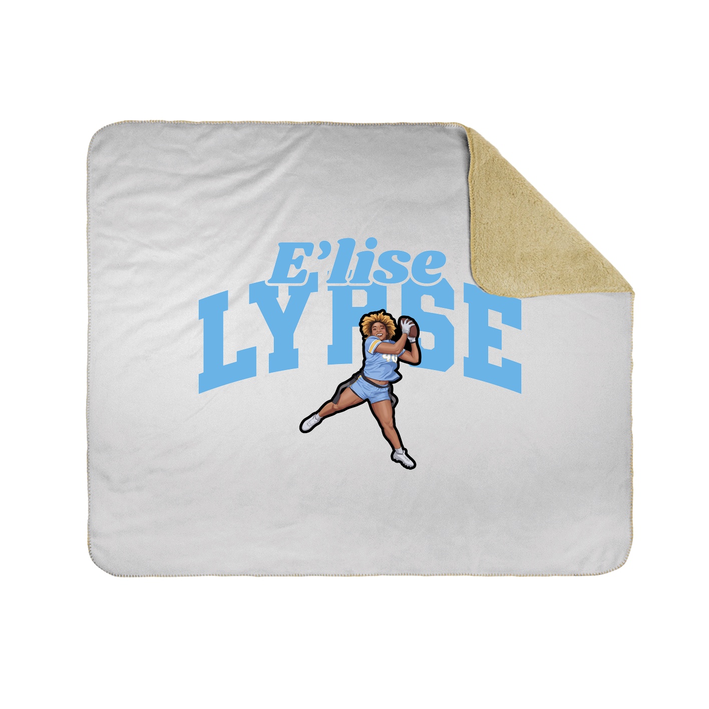 Throw Blanket — Signature Arch in White