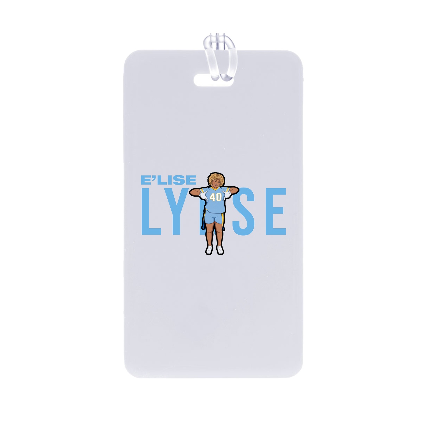 Bag Tag — Player Name in Classic