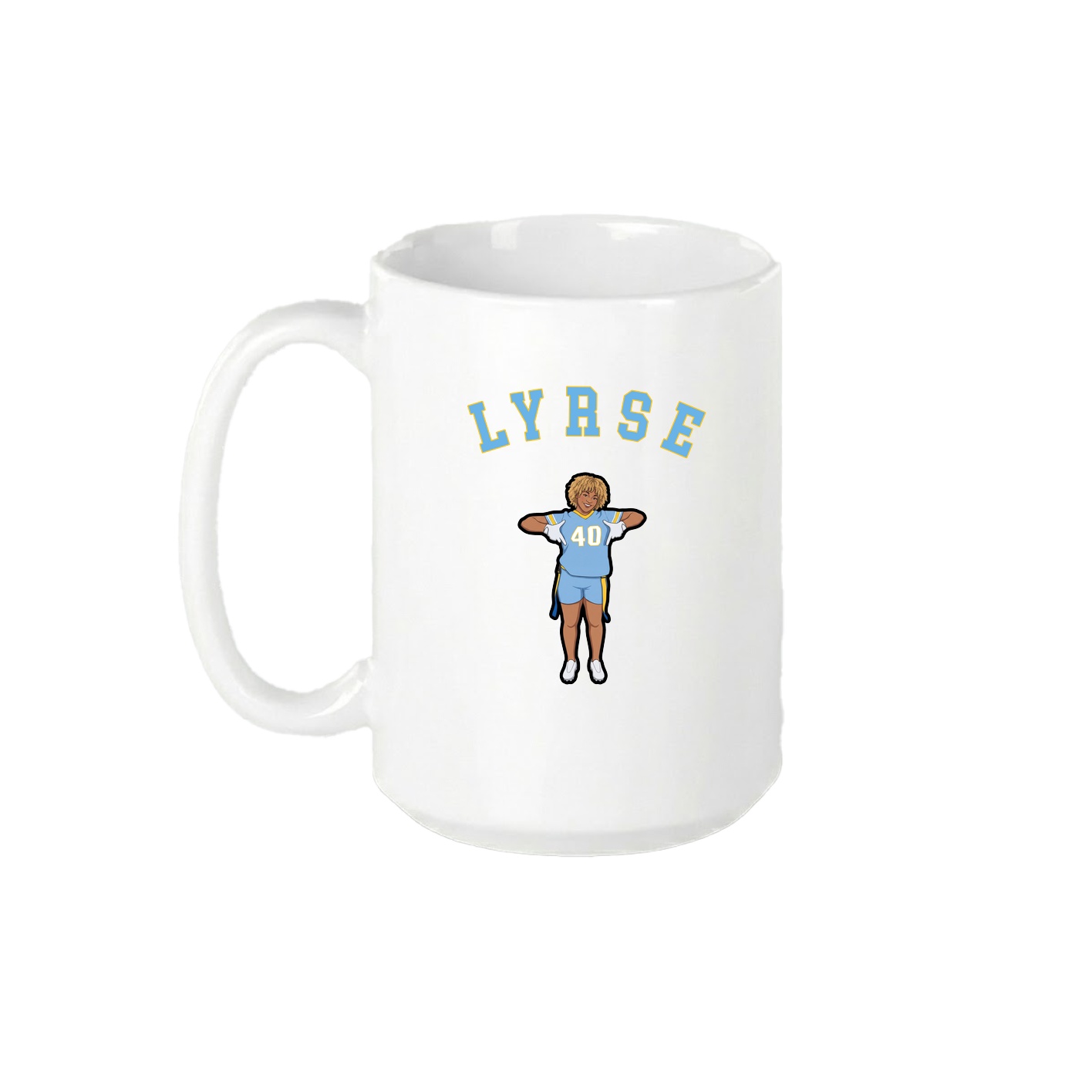 15oz Coffee Mug — Shirsey Arch in White