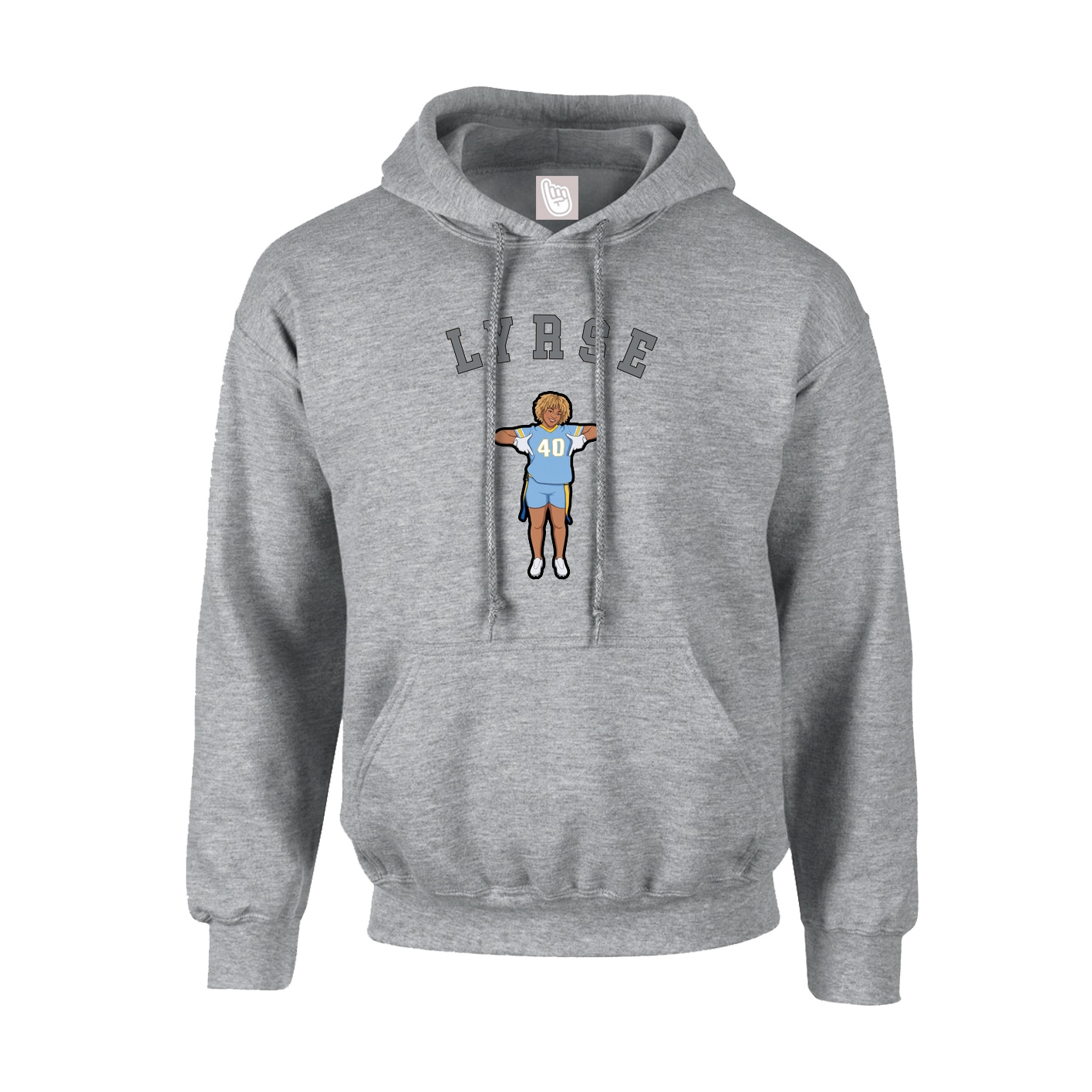 Youth Hoodie — Shirsey Arch in Grey