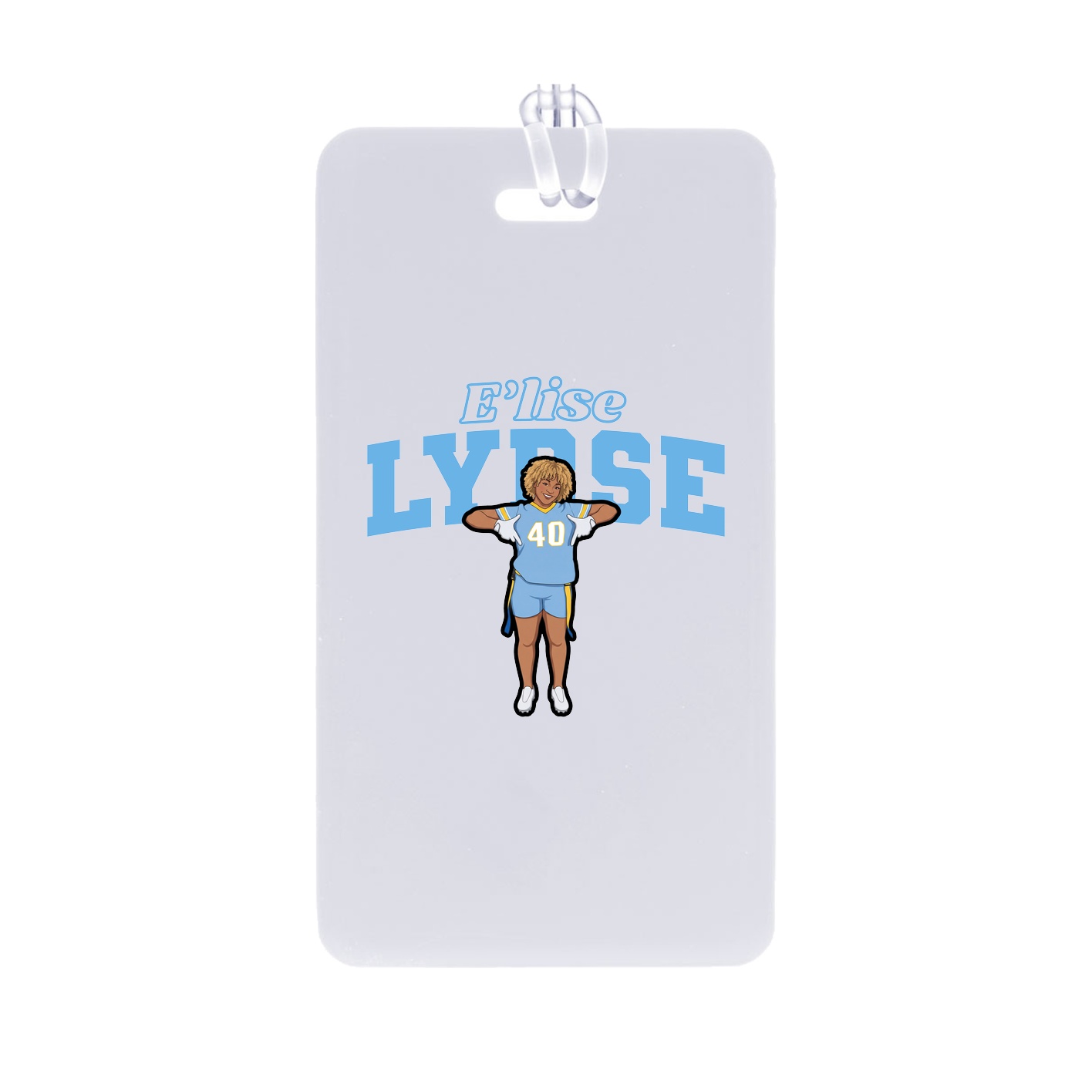 Bag Tag — Name Arch in Classic