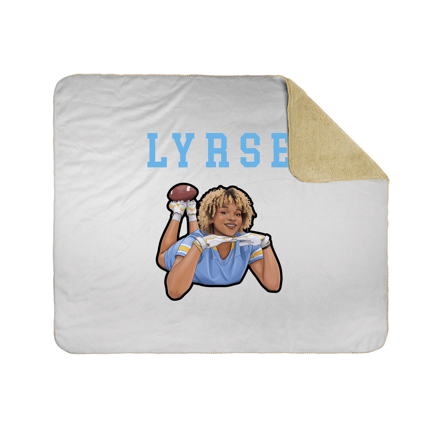 Throw Blanket — Shirsey in White