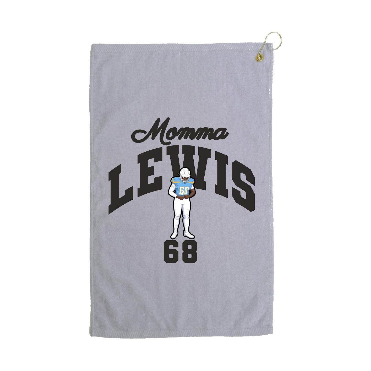 Golf Towel — Mothers Day Arch in Grey