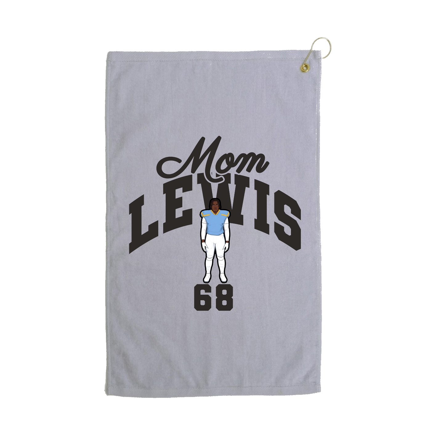 Golf Towel — Mothers Day Arch in Grey