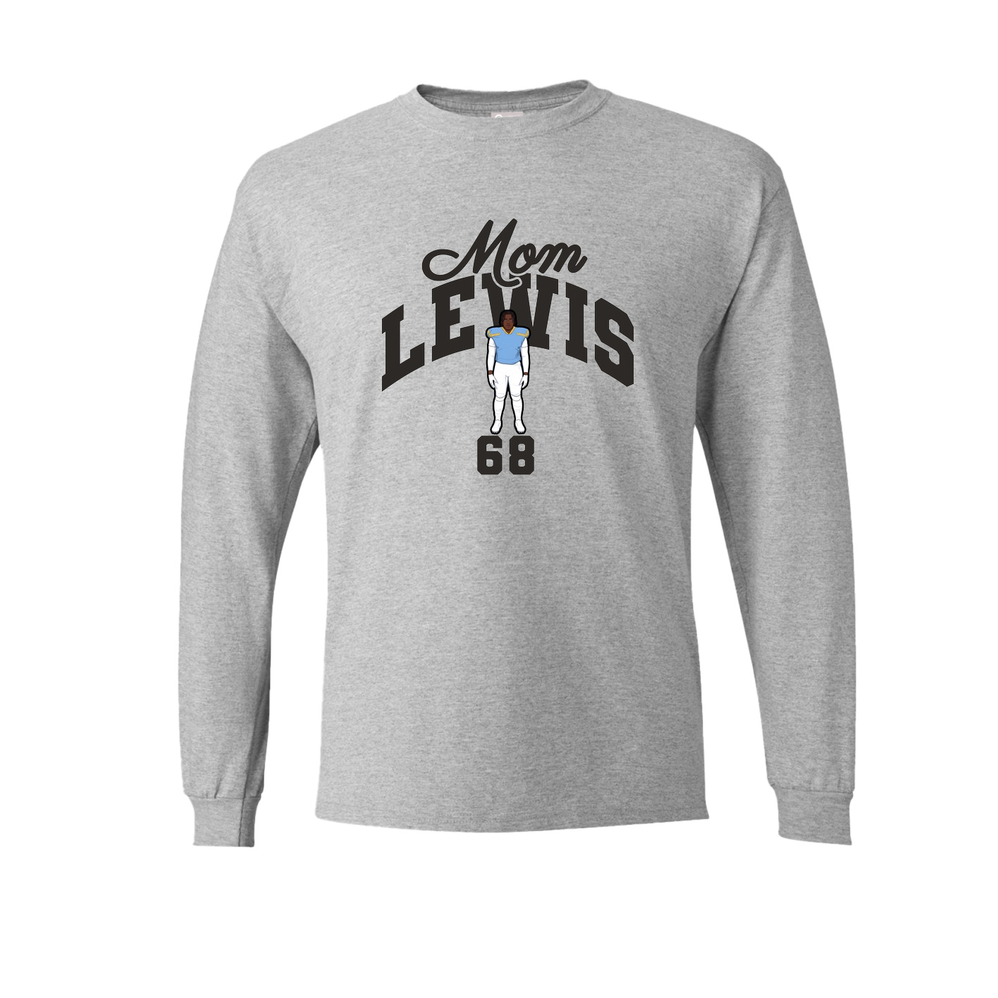 Long Sleeve Tee — Mothers Day Arch in Grey