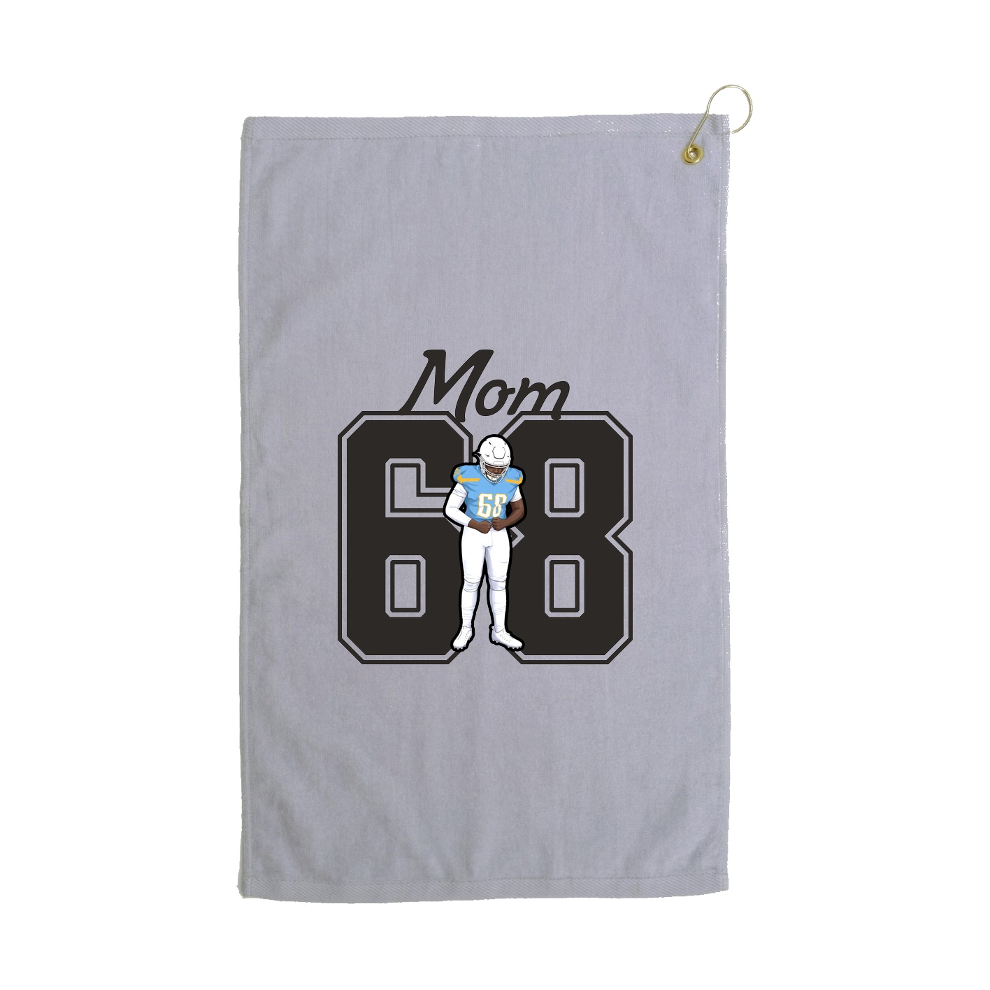 Golf Towel — Mothers Day Shirsey in Grey