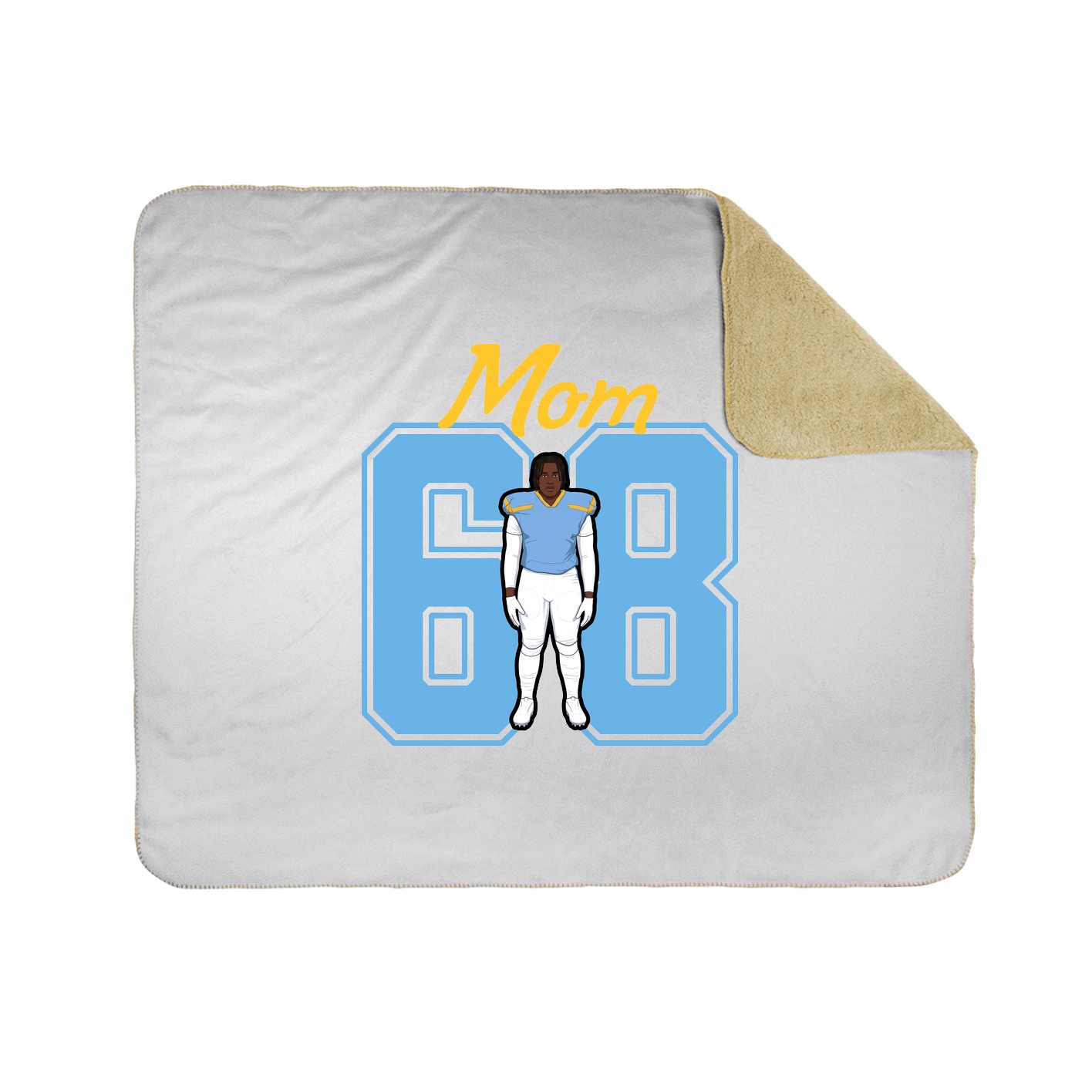 Throw Blanket — Mothers Day Shirsey in White