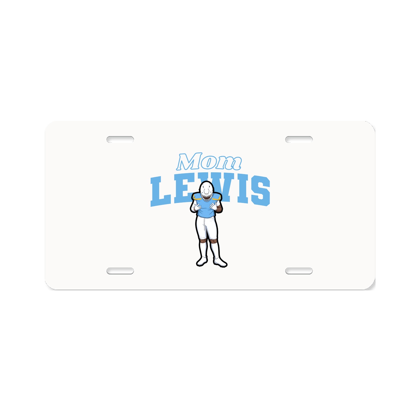 License Plate — Mothers Day Block in Classic