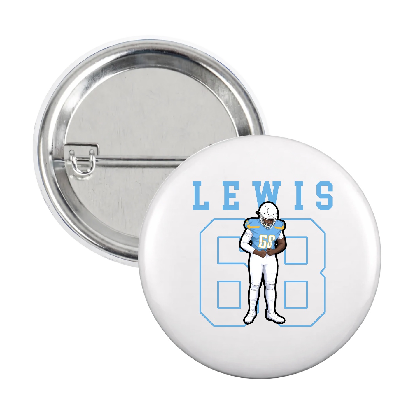 Game Day Button — Shirsey in White