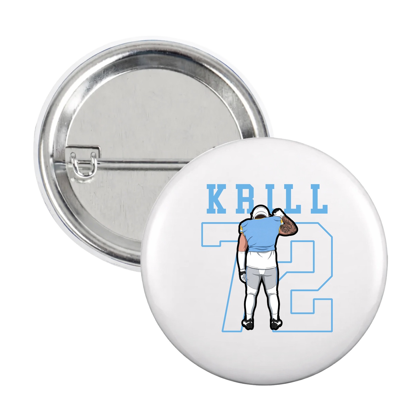 Game Day Button — Shirsey in White