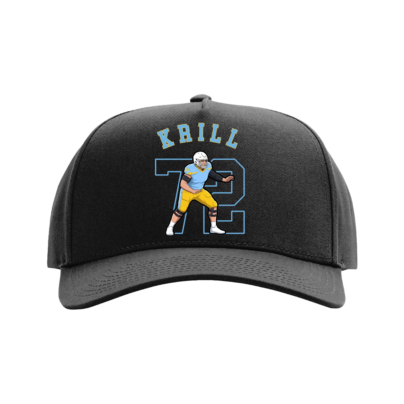 Full Fabric Five-Panel Champ Cap