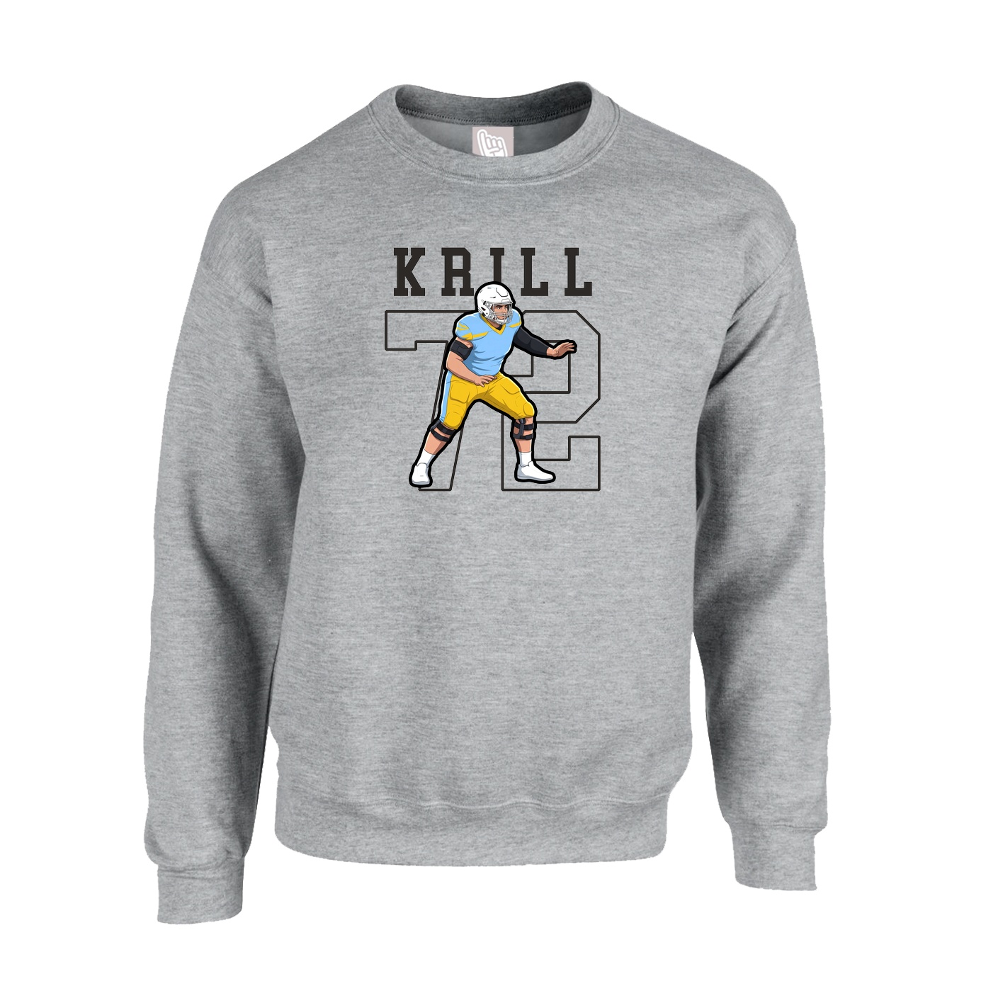 Fleece Crew — Shirsey in Grey