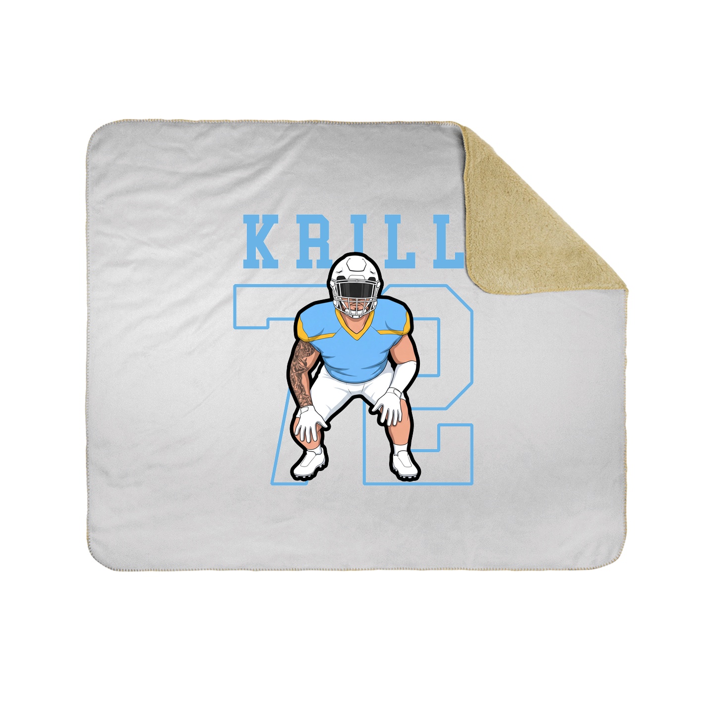 50x60 Sherpa Lined Throw Blanket