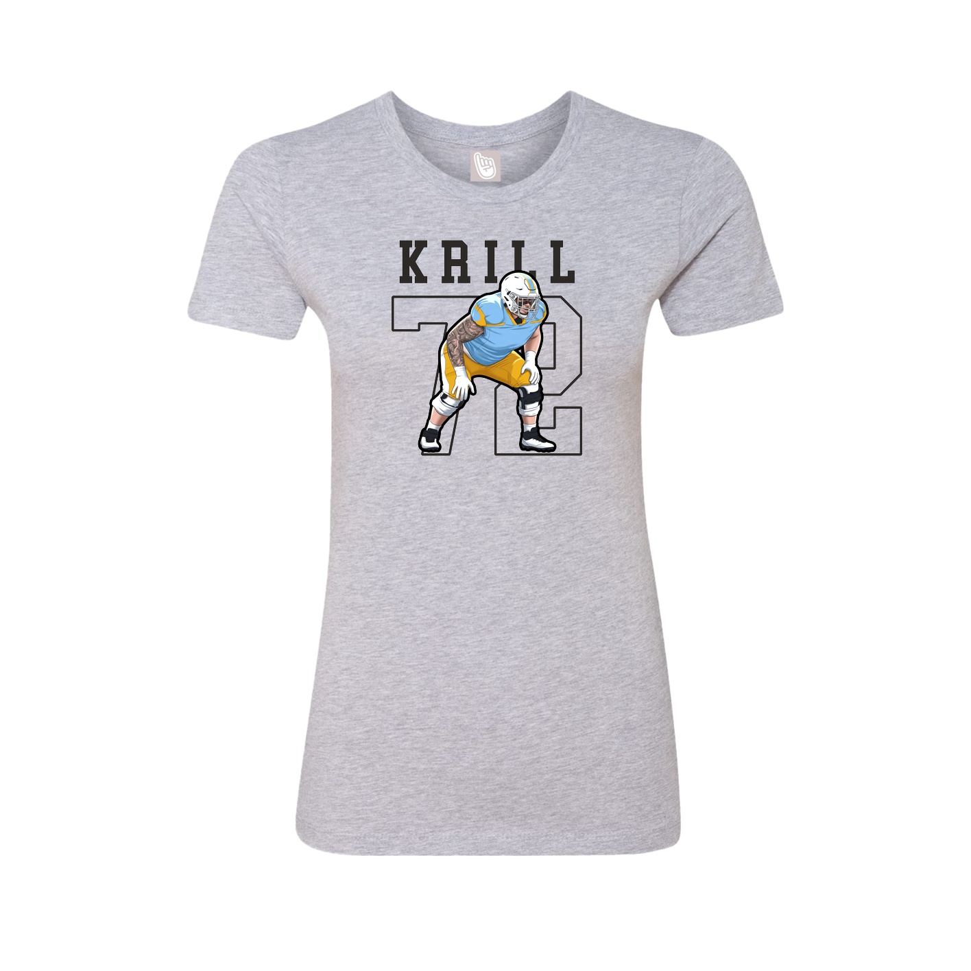 Fitted Women's Tee — Shirsey in Grey