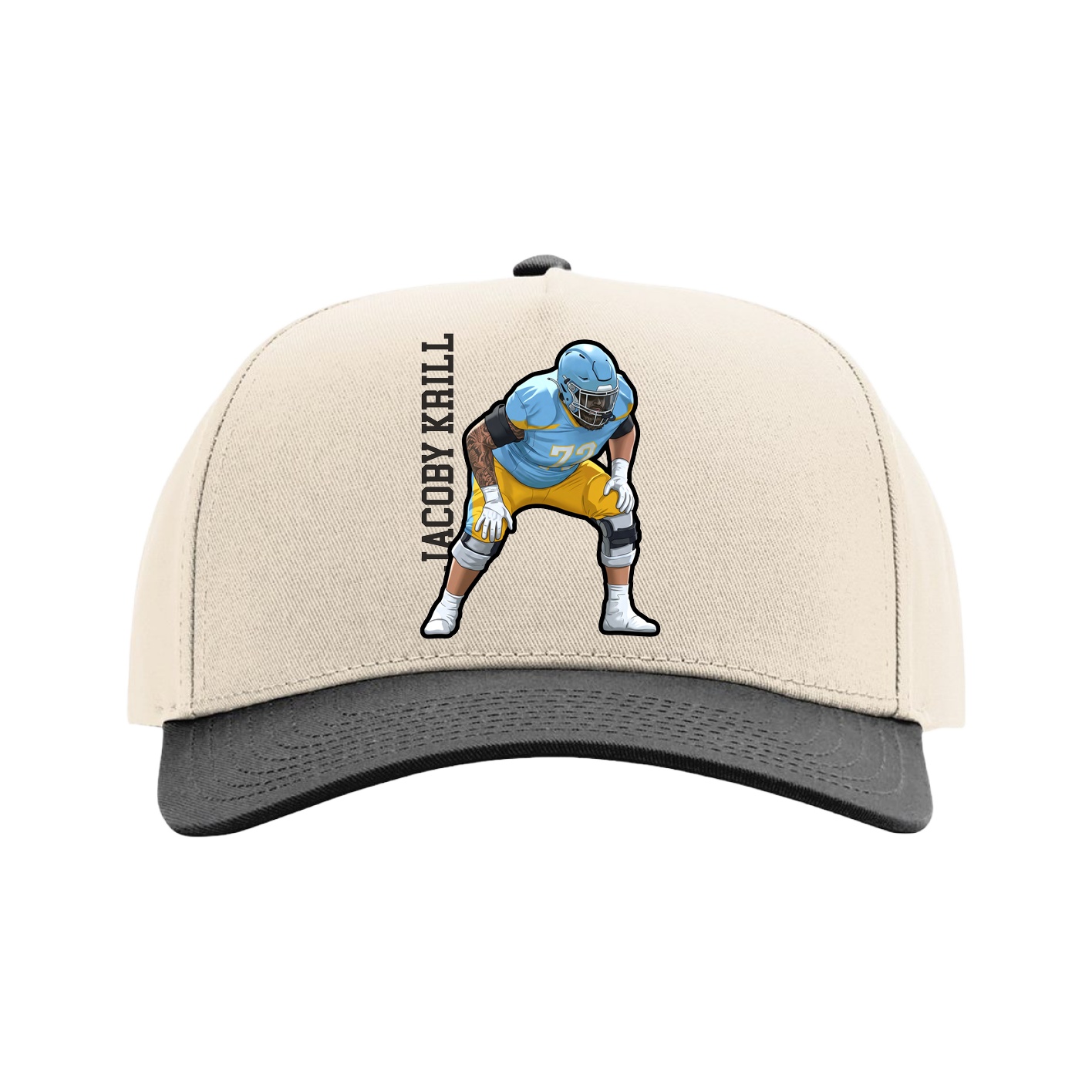 Full Fabric Five-Panel Champ Cap