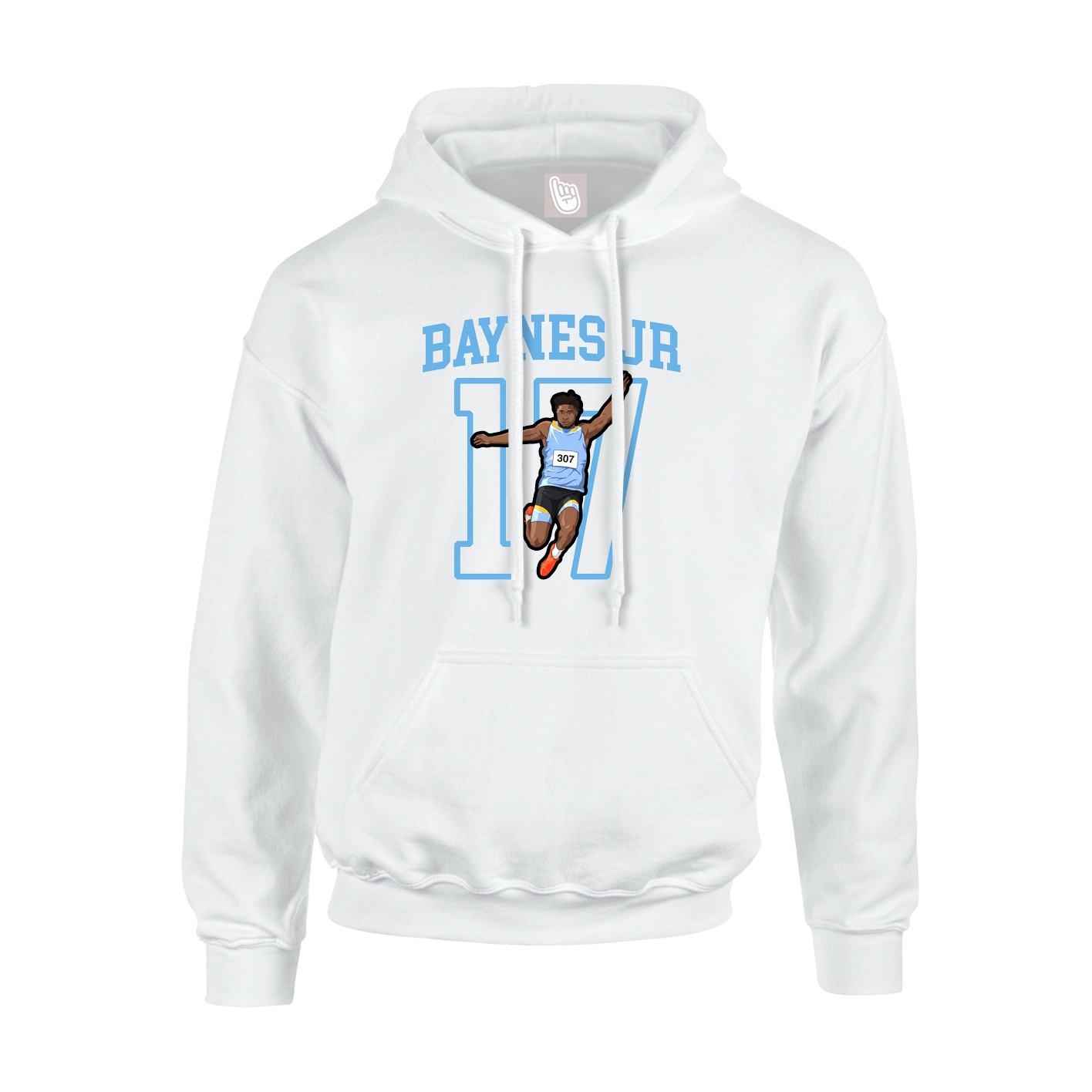 Hoodie — Shirsey in White