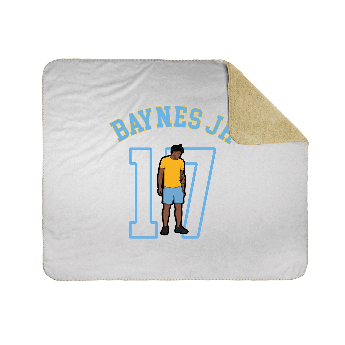 Throw Blanket — Shirsey Arch in White