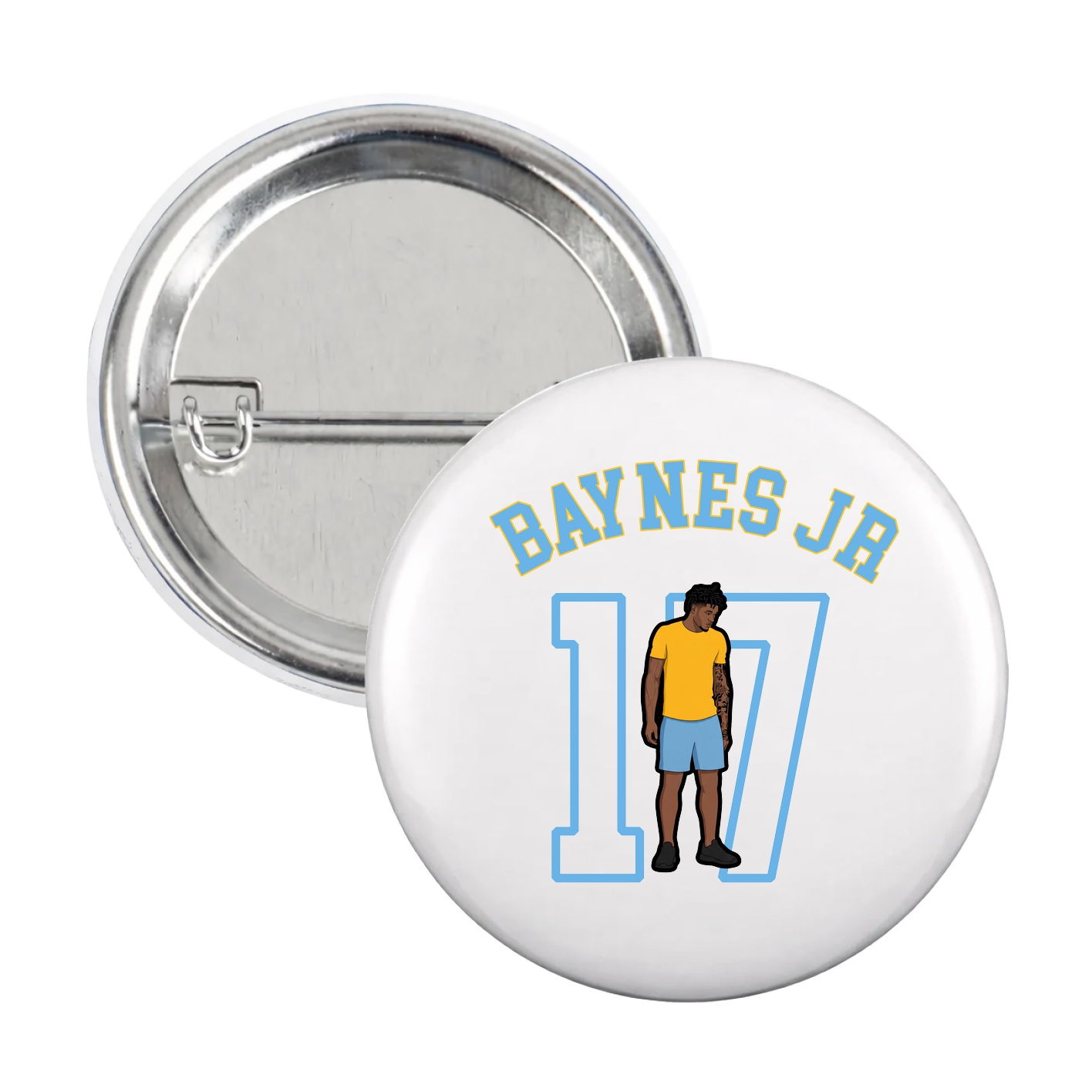 Game Day Button — Shirsey Arch in White
