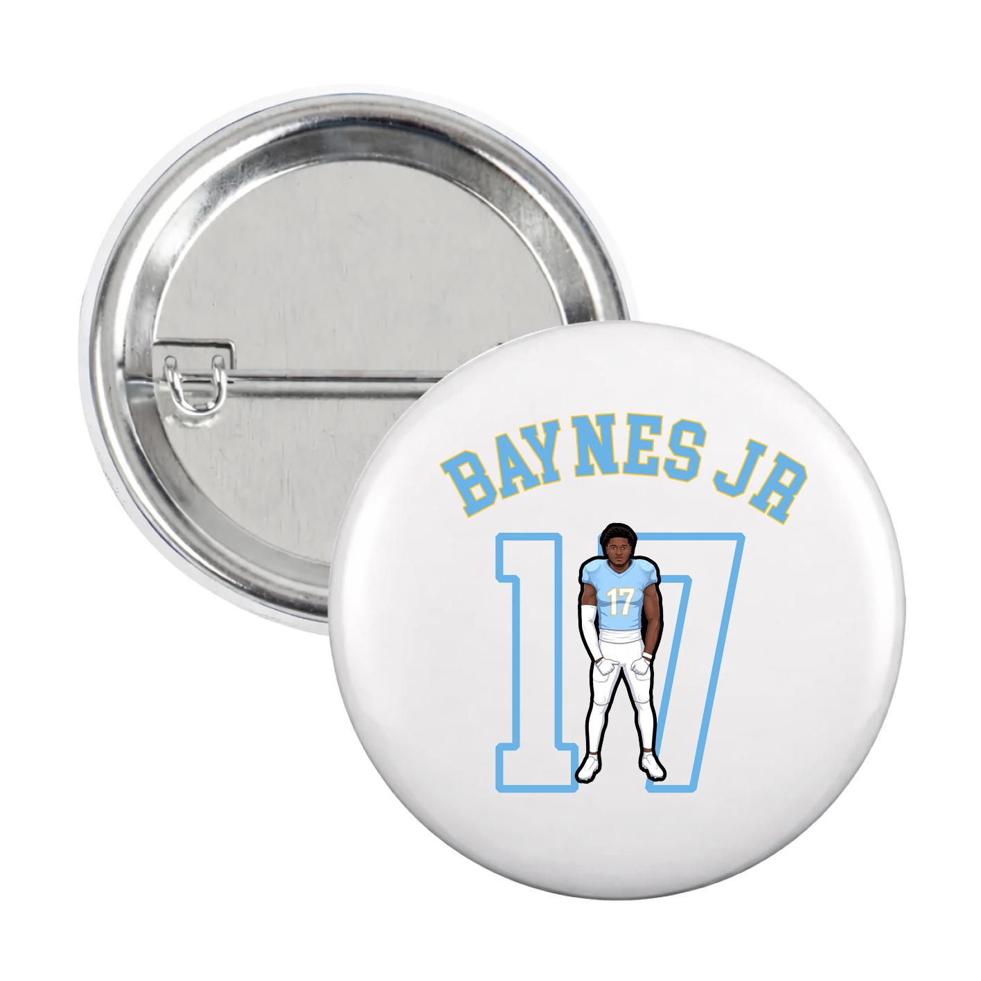 Game Day Button — Shirsey Arch in White