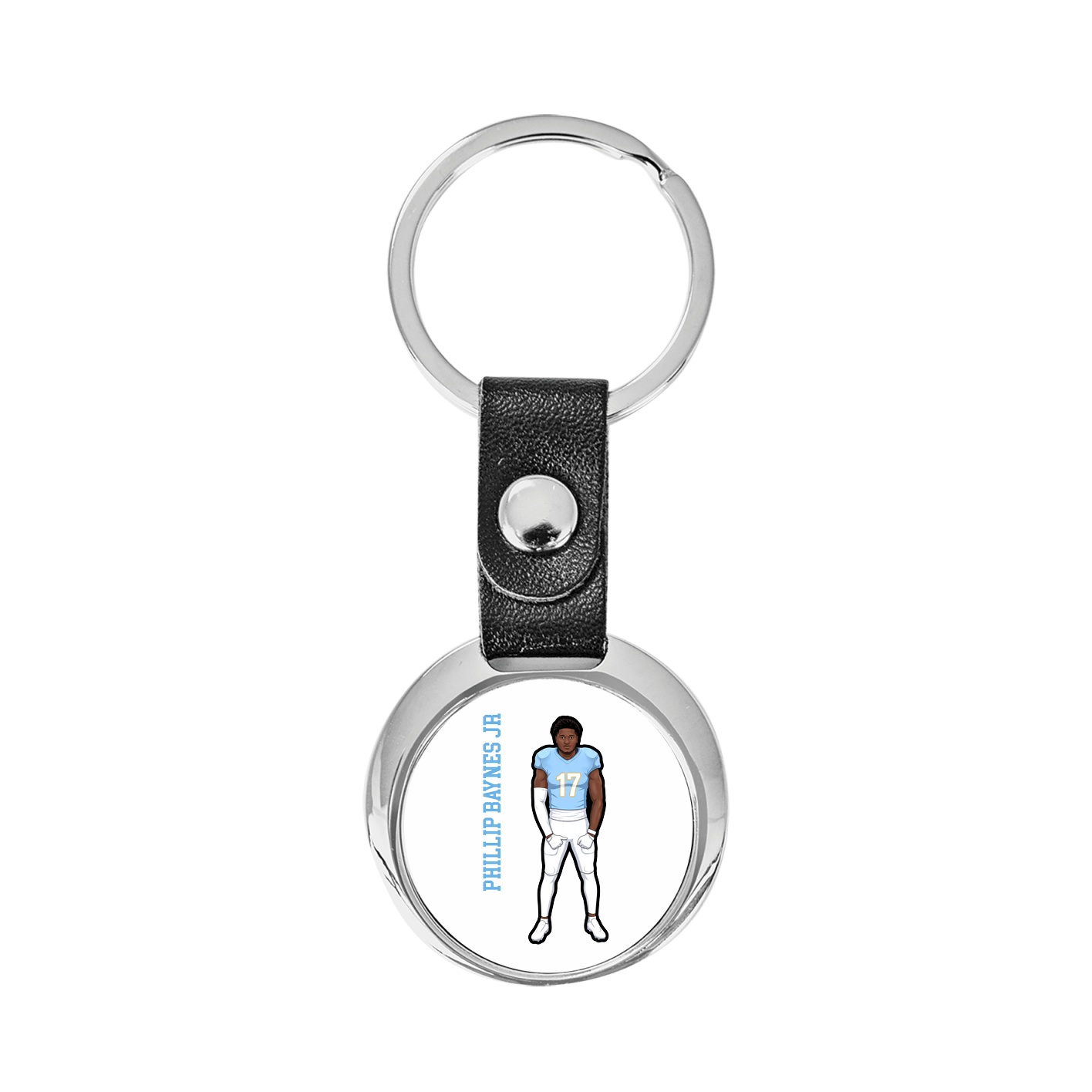 Key Chain — Name Vertical in Classic