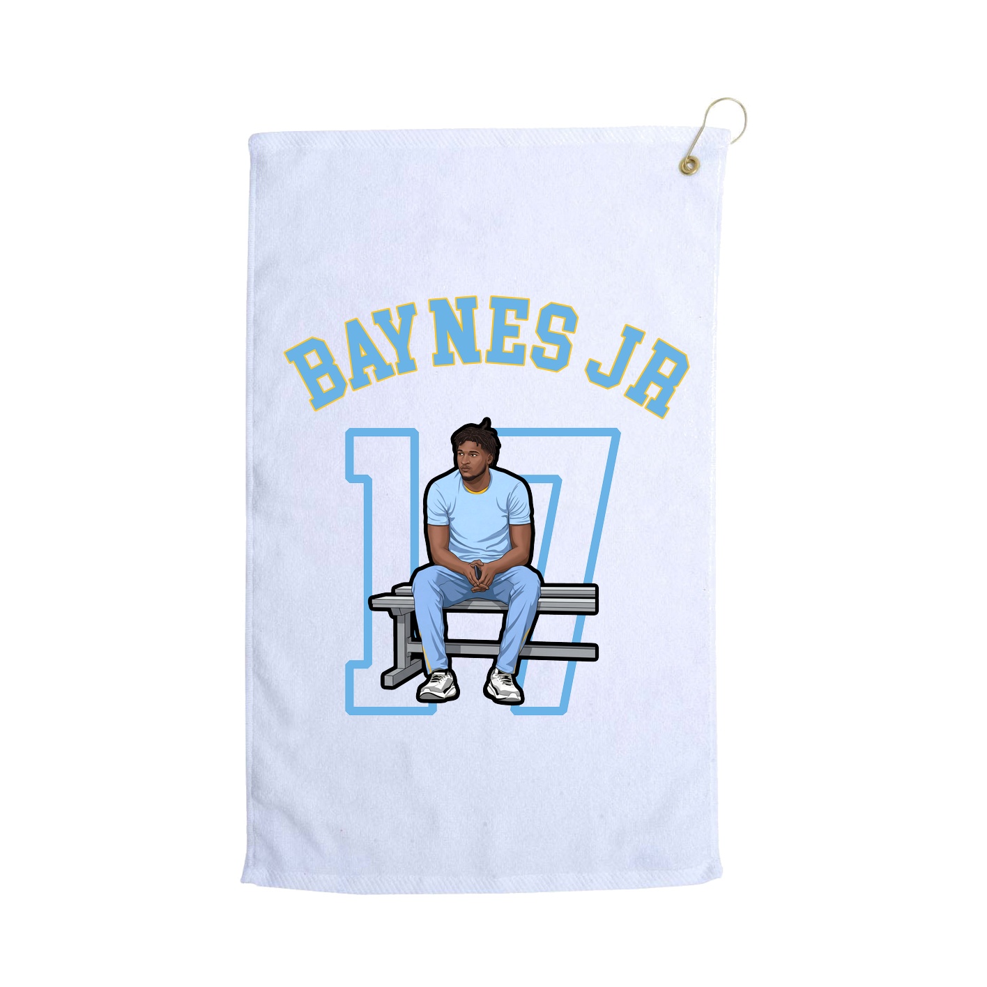 Golf Towel — Shirsey Arch in White