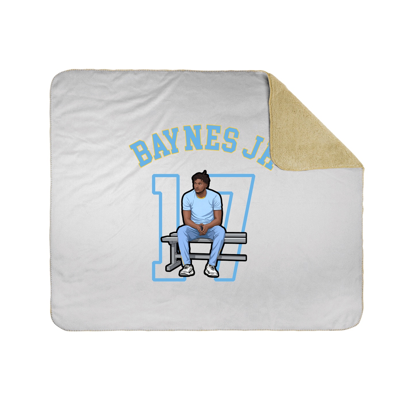Throw Blanket — Shirsey Arch in White