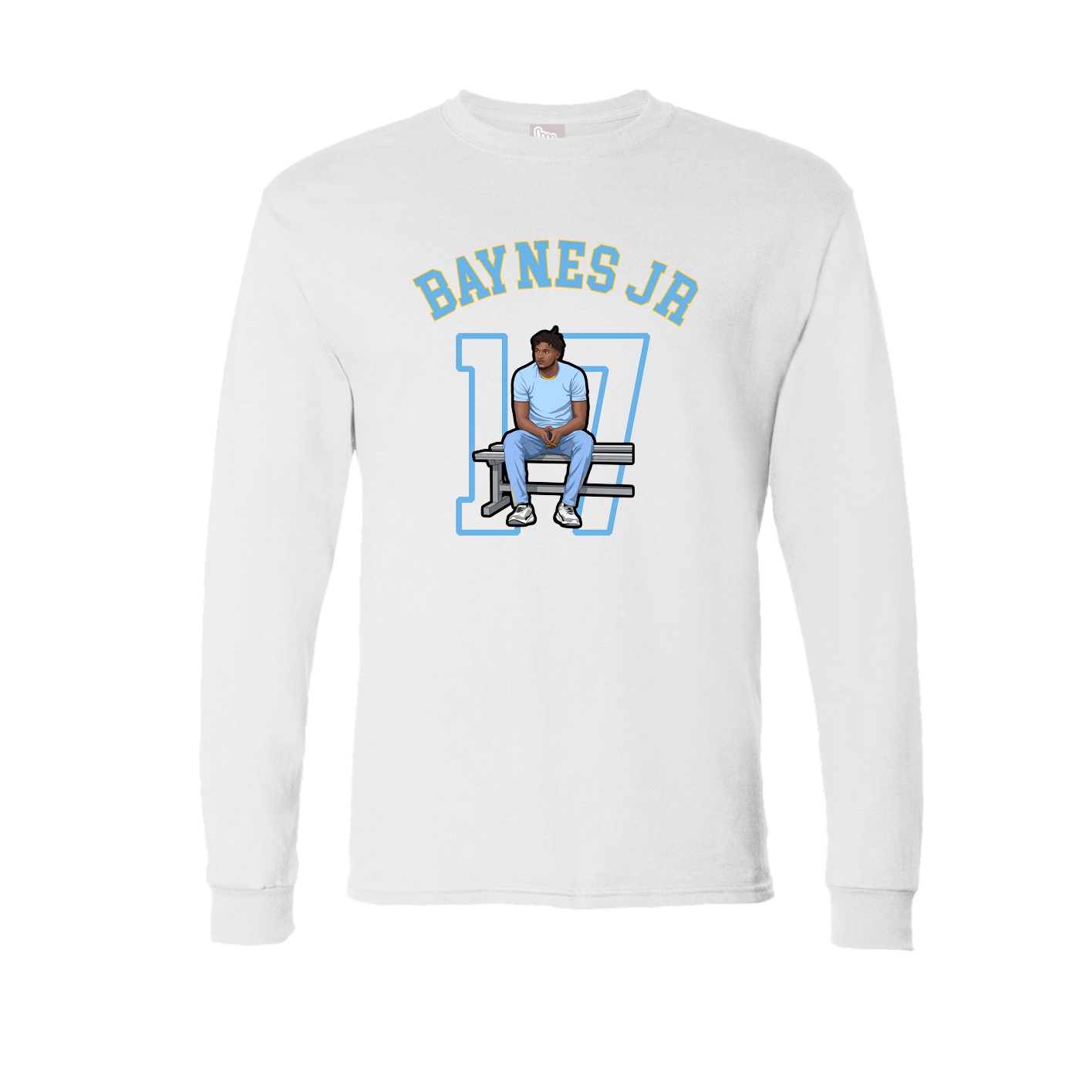 Long Sleeve Tee — Shirsey Arch in White