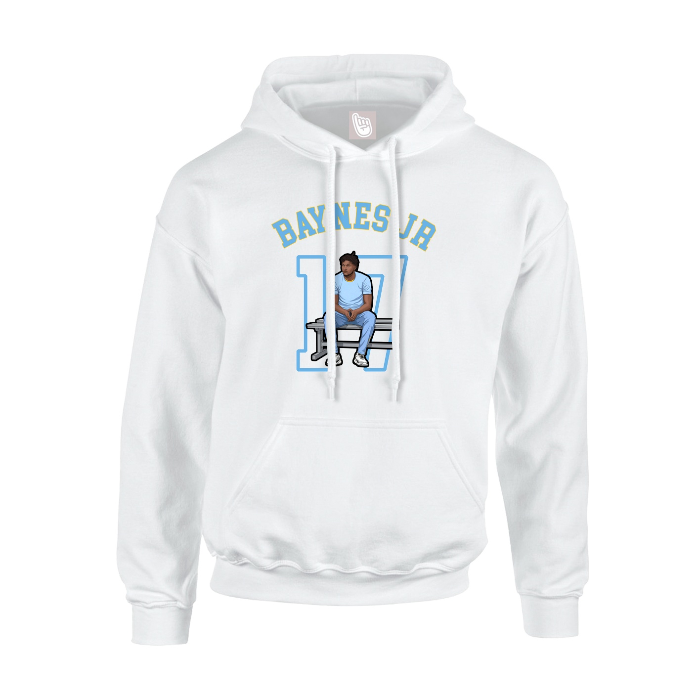 Youth Hoodie — Shirsey Arch in White