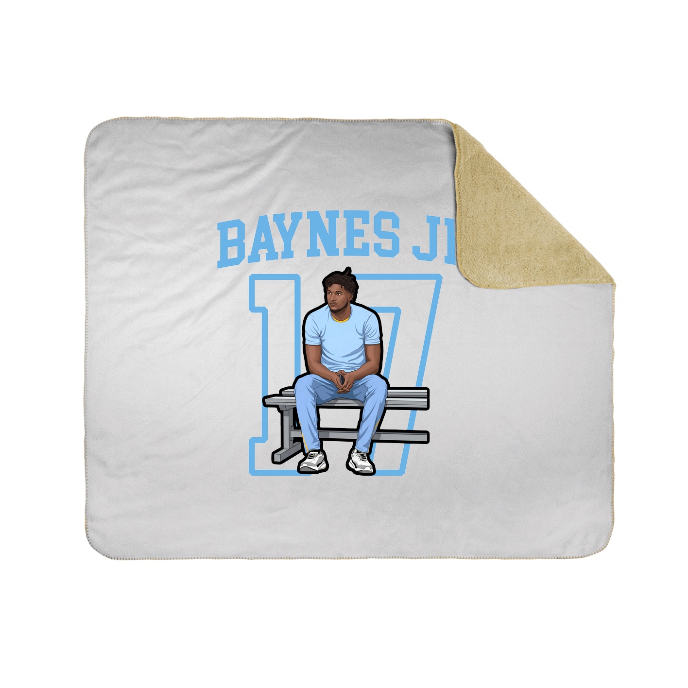 50x60 Sherpa Lined Throw Blanket