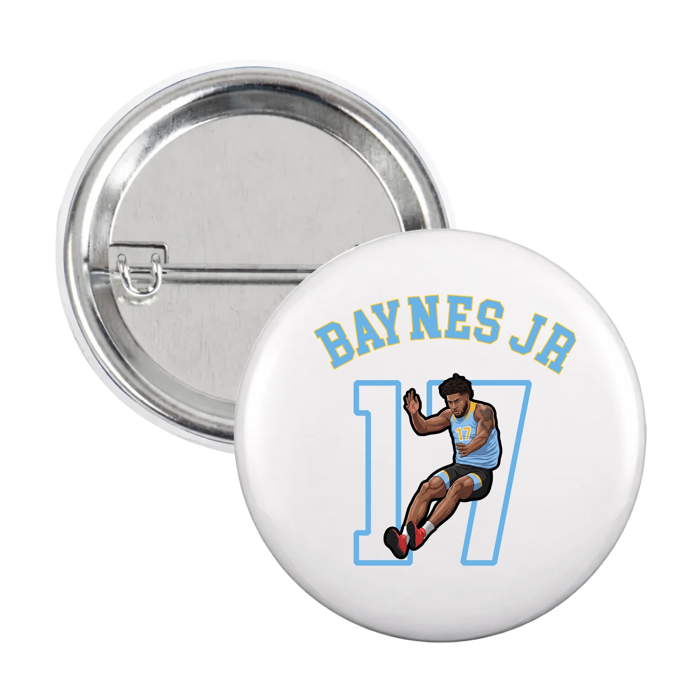 Game Day Button — Shirsey Arch in White