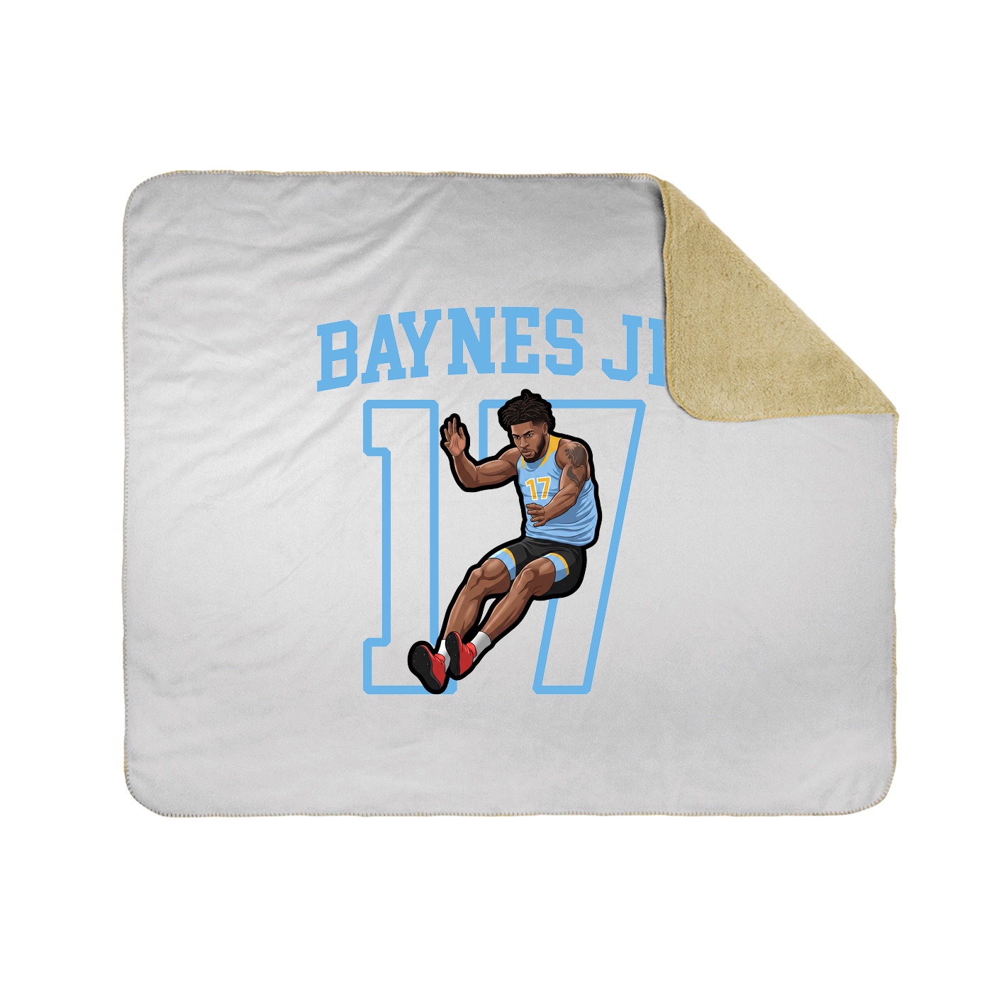 Throw Blanket — Shirsey in White
