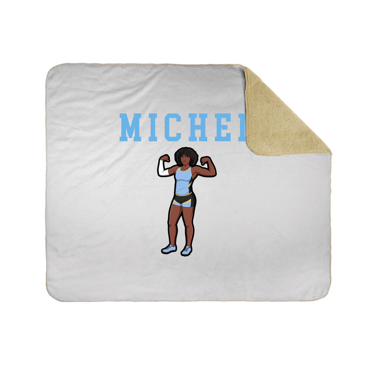 Throw Blanket — Shirsey in White
