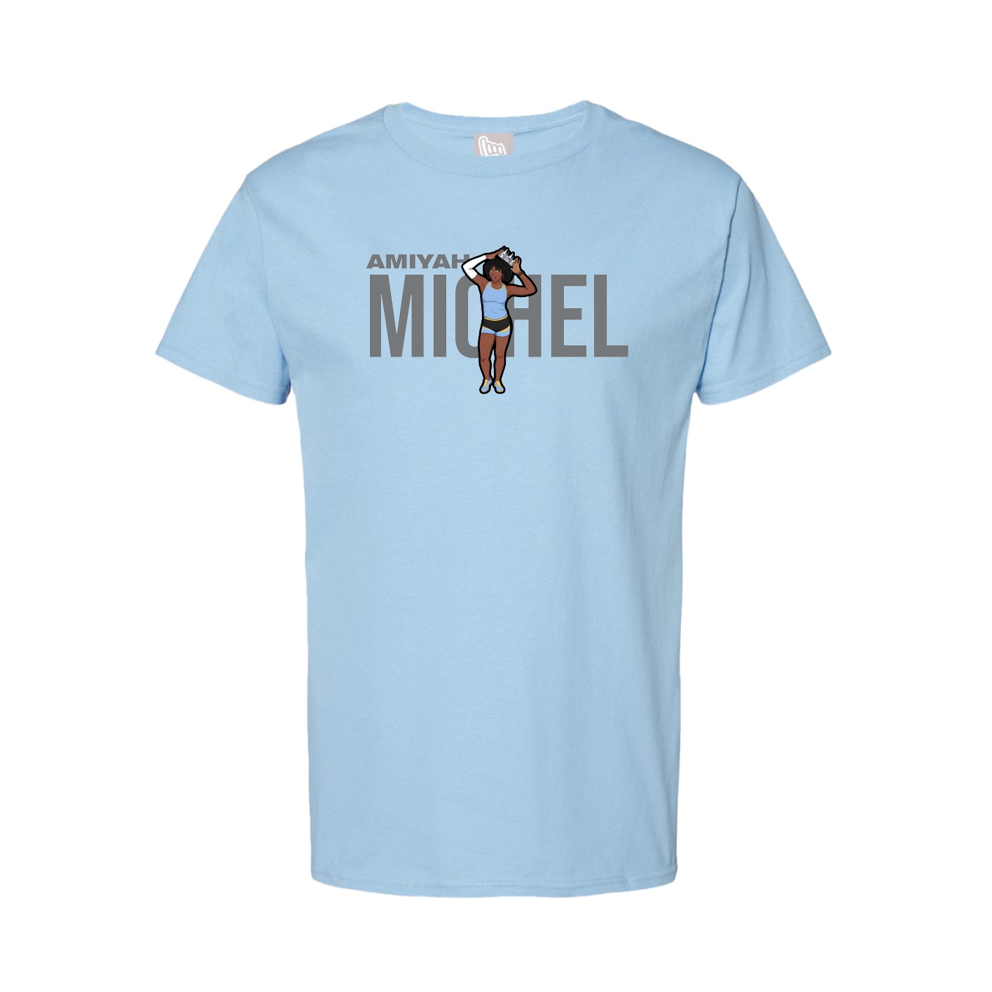 Tee — Player Name in Light Blue