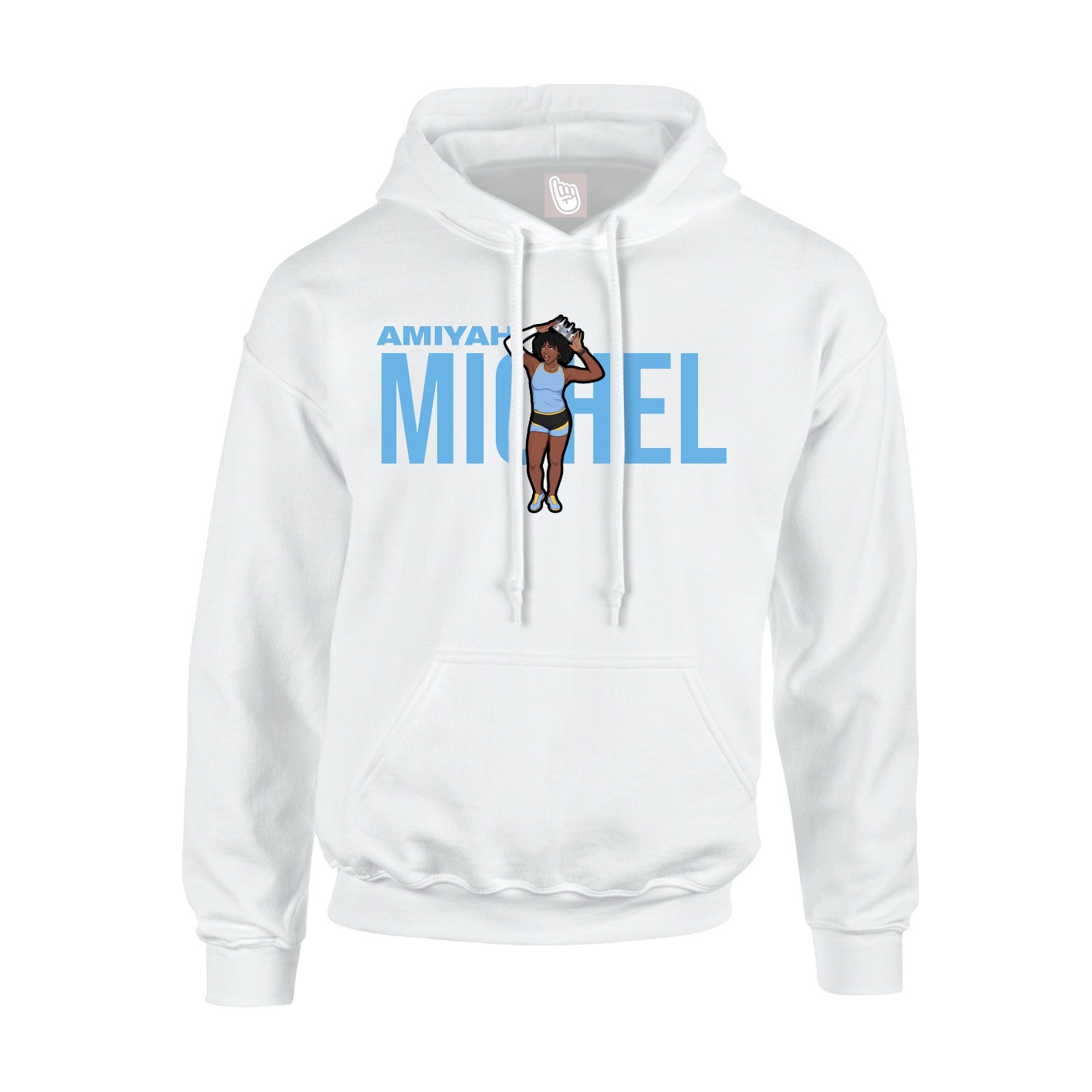 Hoodie — Player Name in White