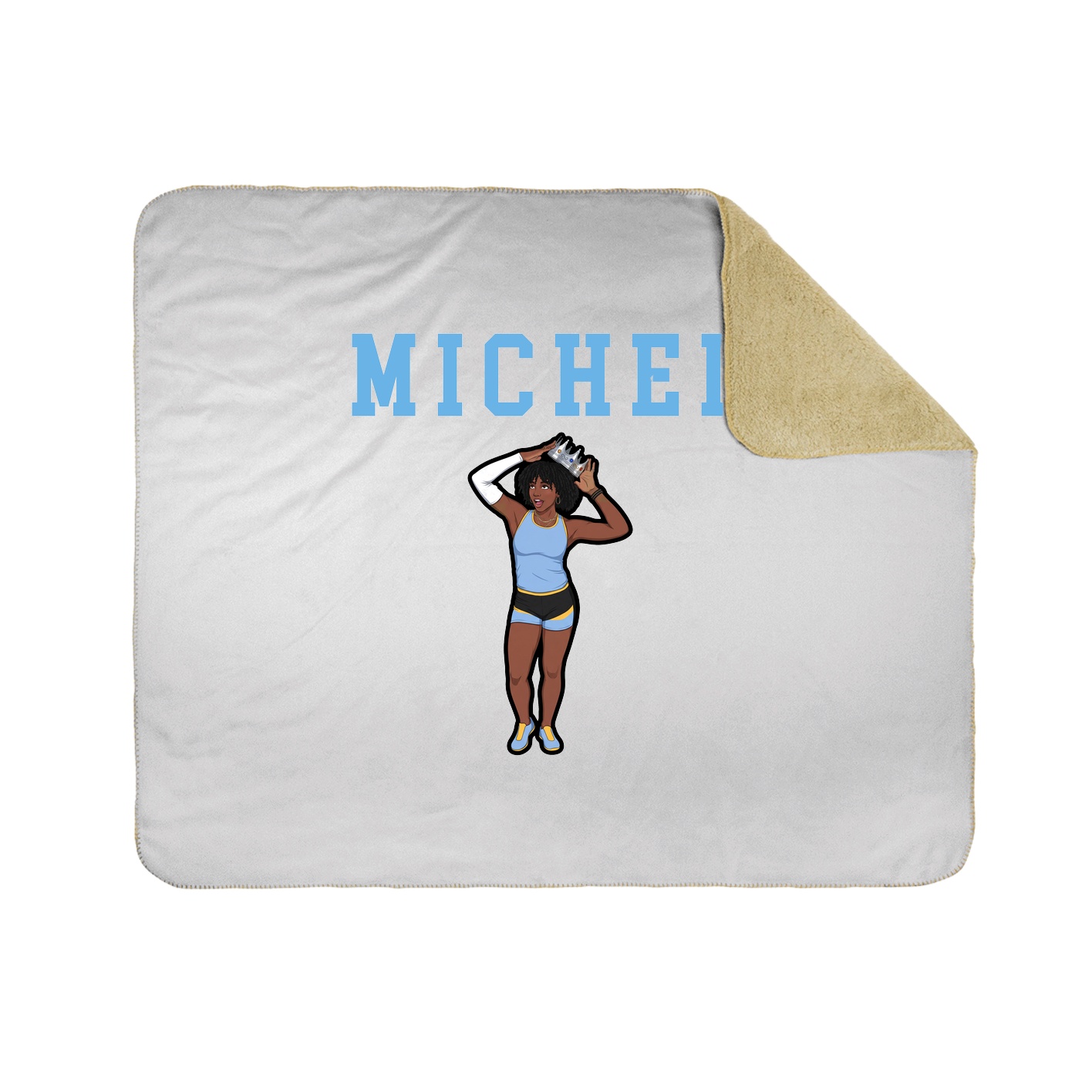 Throw Blanket — Shirsey in White