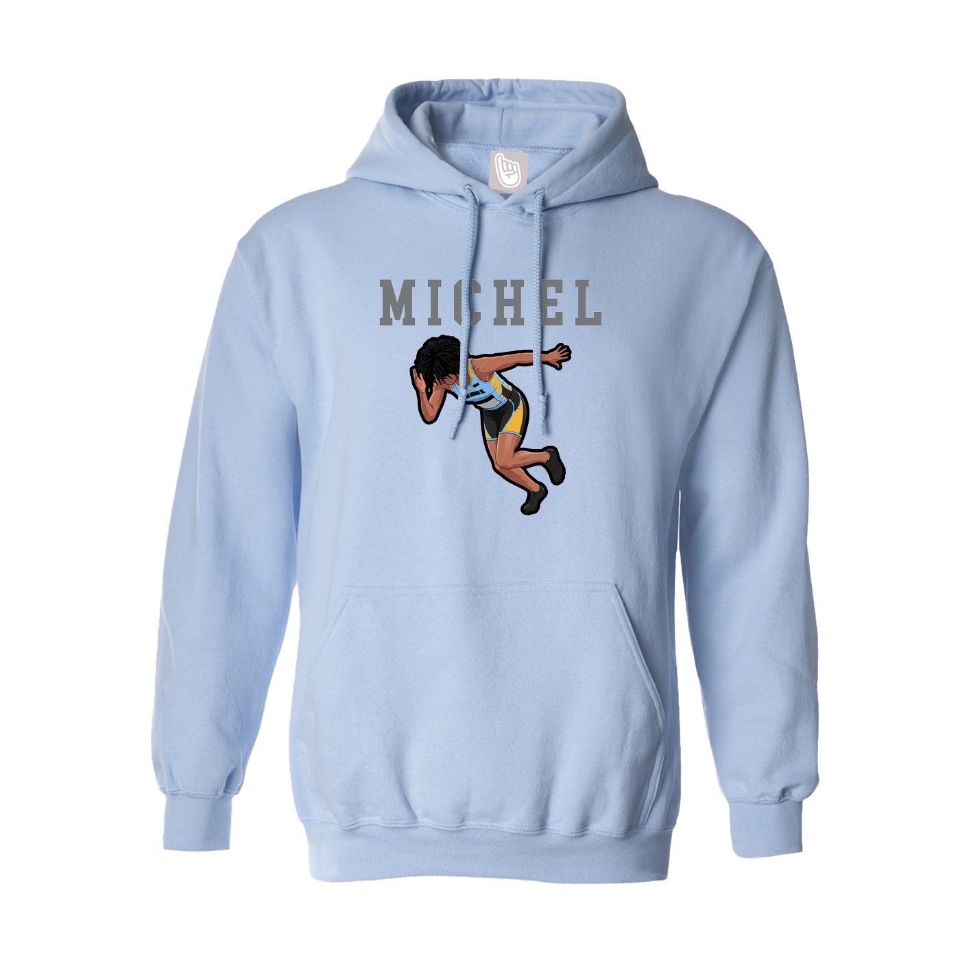 Hoodie — Shirsey in Light Blue