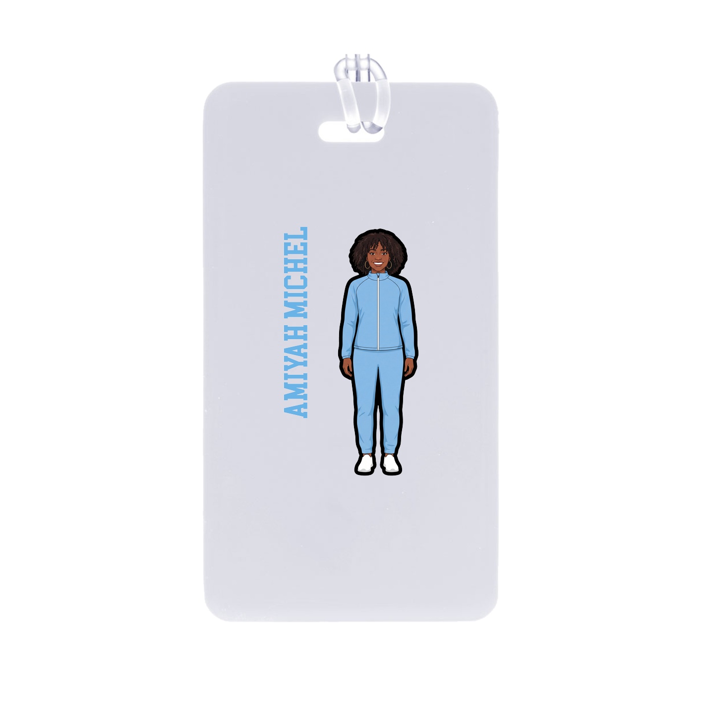 Bag Tag — Name Vertical in Classic