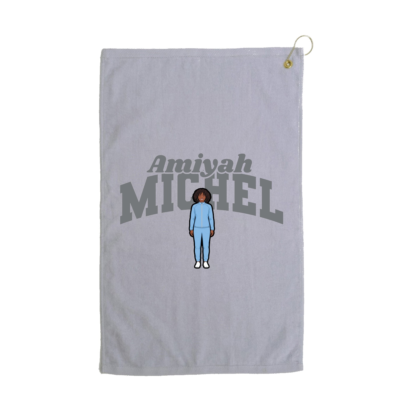 Golf Towel — Signature Arch in Grey