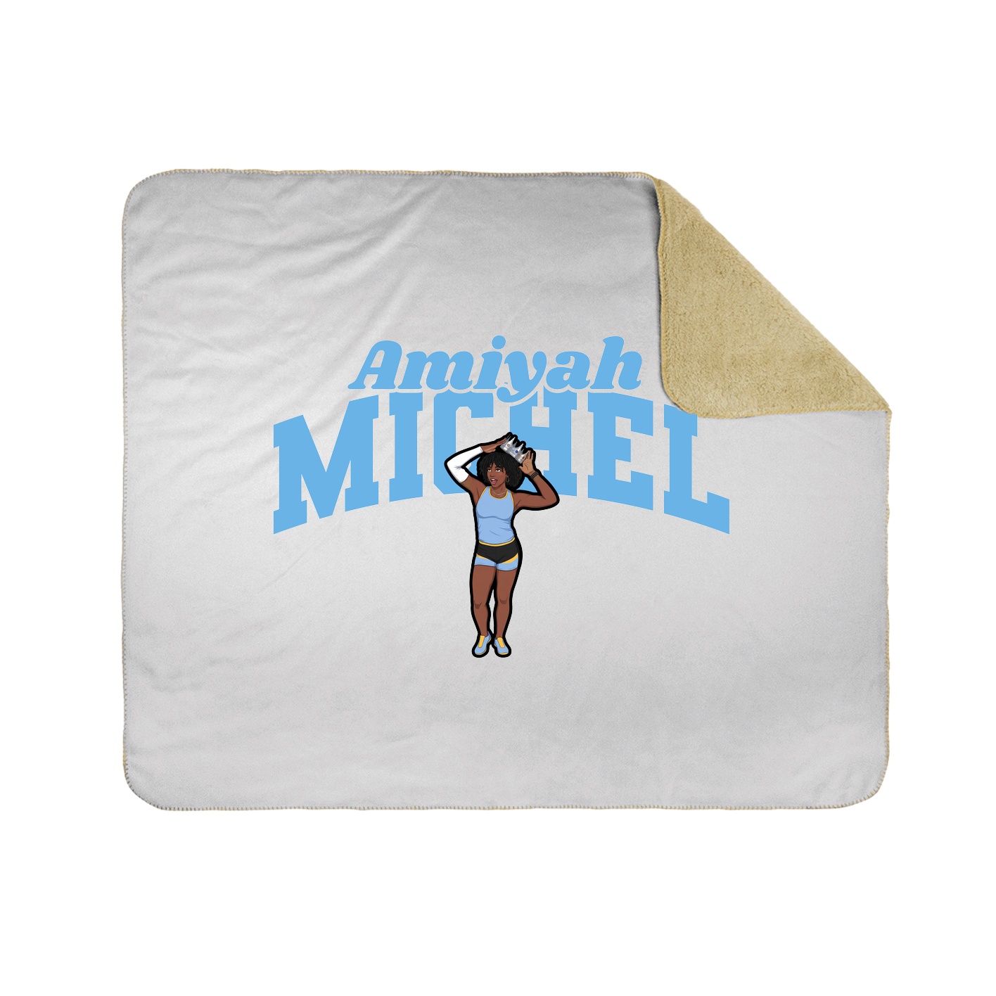 Throw Blanket — Signature Arch in White