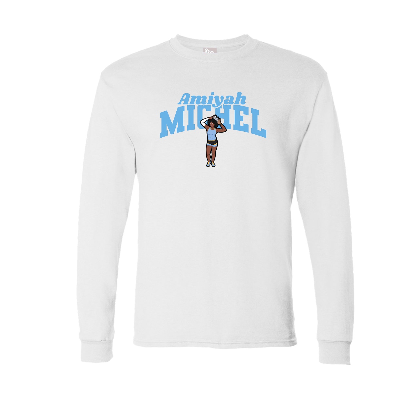 Long Sleeve Tee — Signature Arch in White