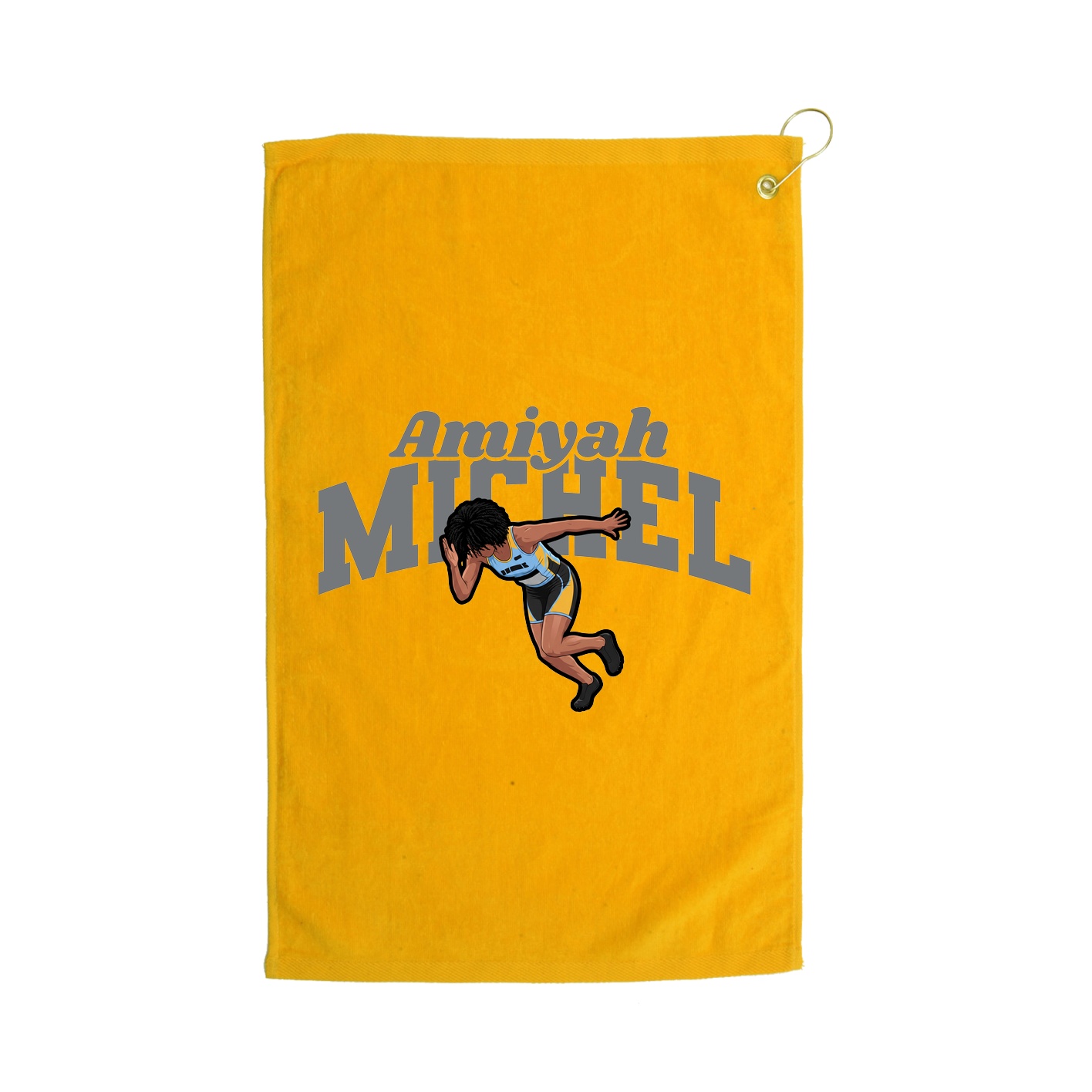 Golf Towel — Signature Arch in Gold
