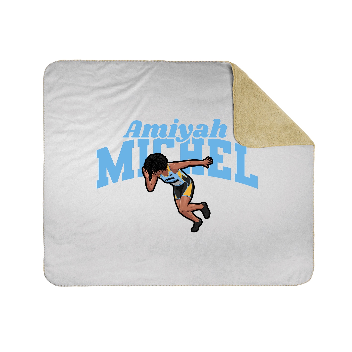 Throw Blanket — Signature Arch in White