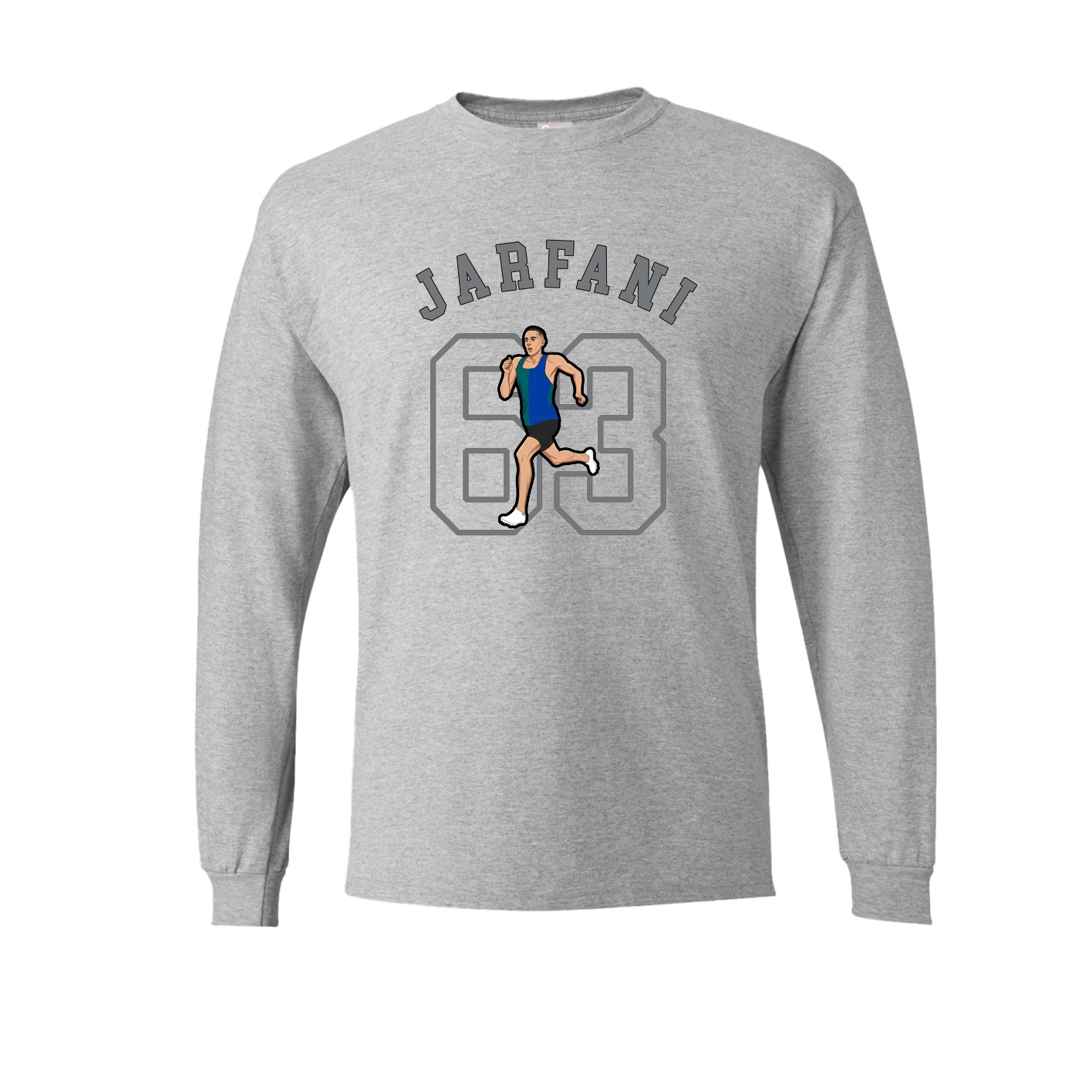 Long Sleeve Tee — Shirsey Arch in Grey