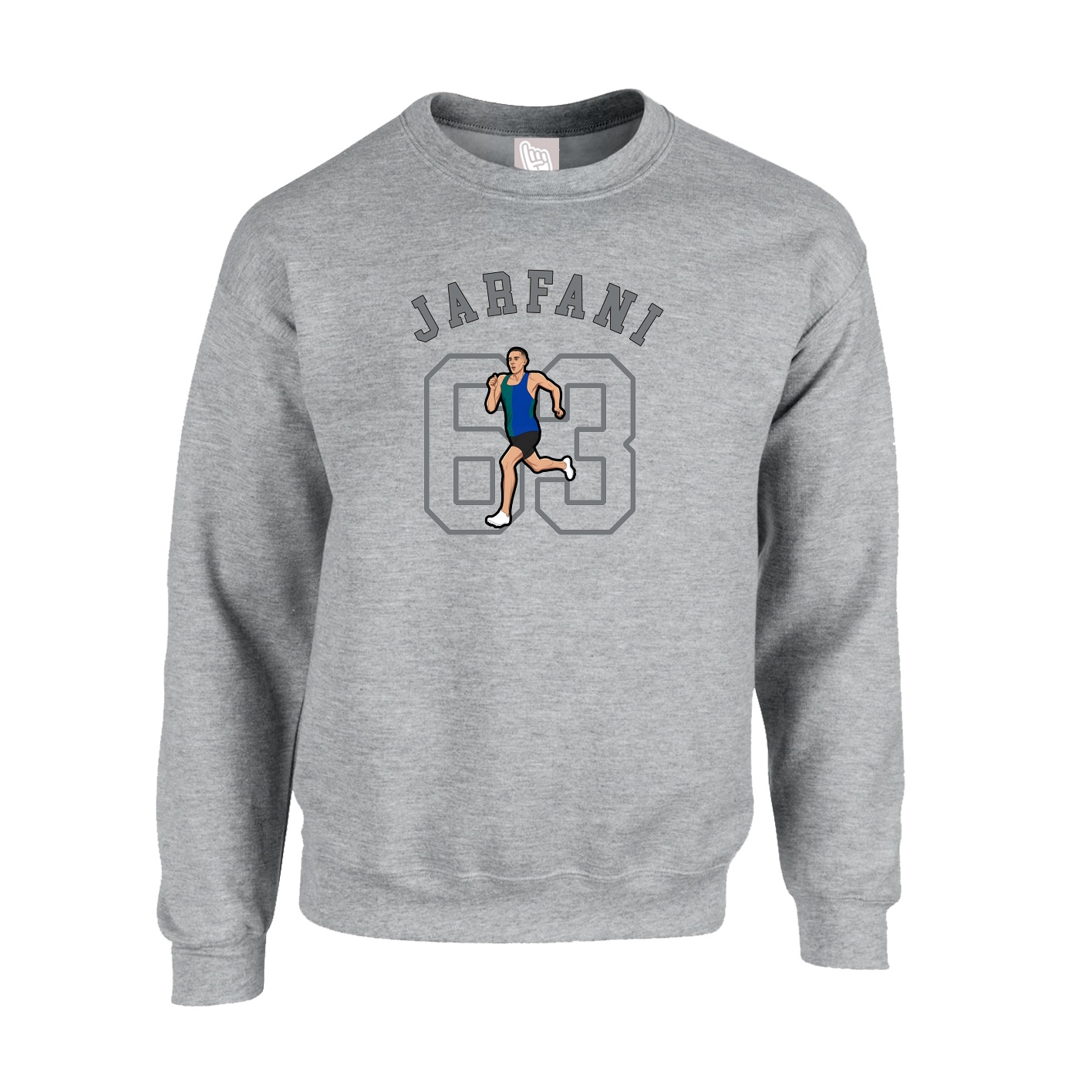 Fleece Crew — Shirsey Arch in Grey