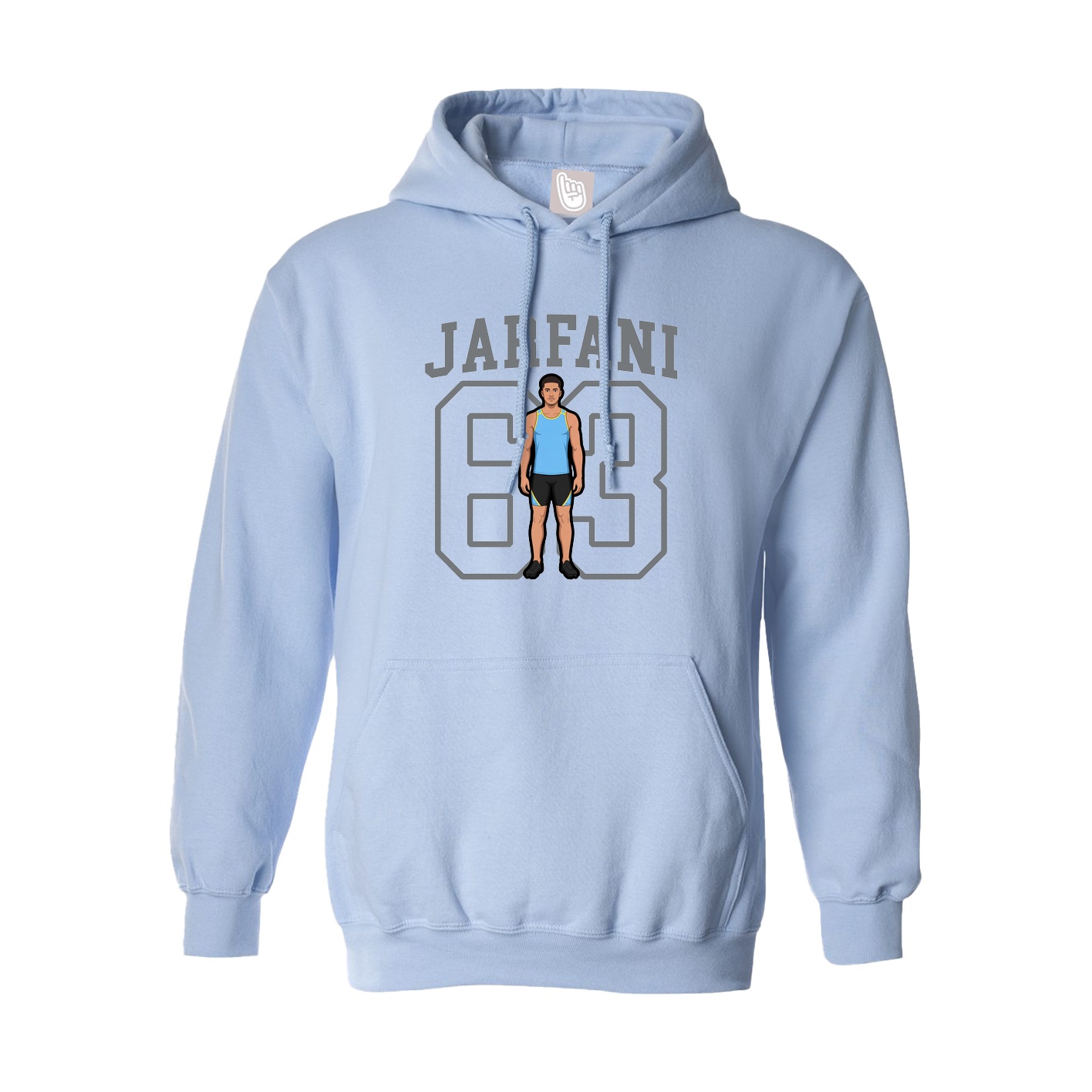 Hoodie — Shirsey in Light Blue