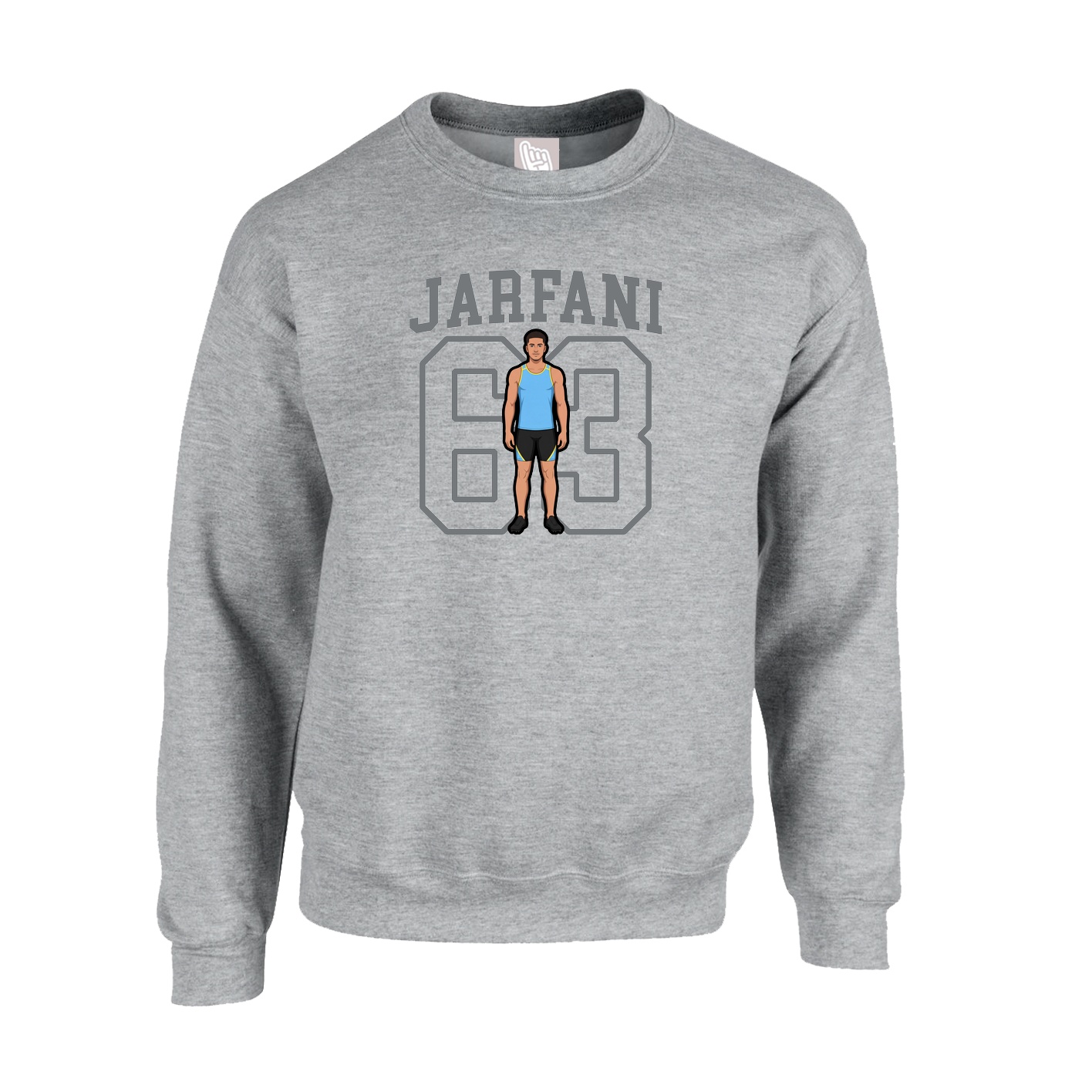 Fleece Crew — Shirsey in Grey