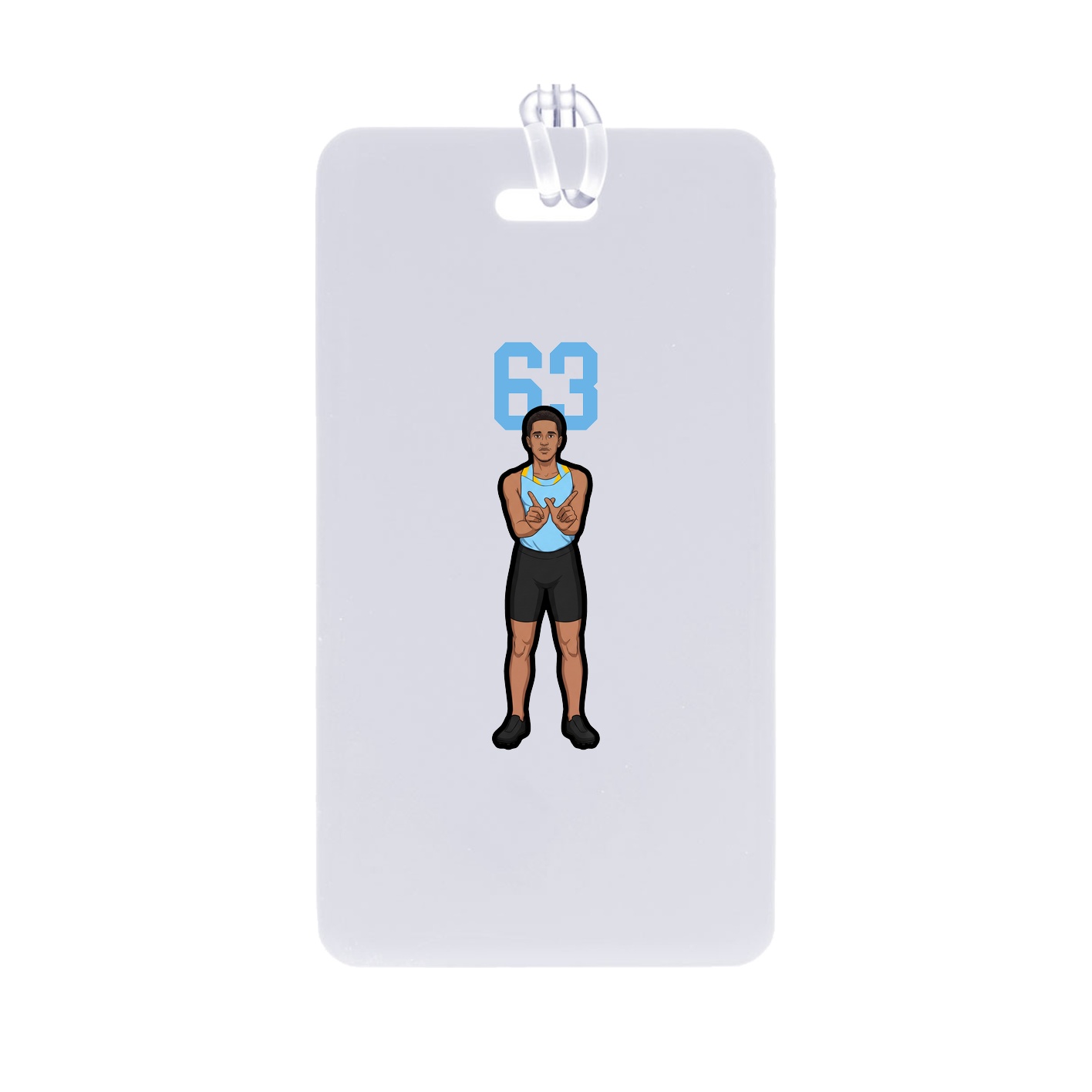 Bag Tag — Number Top in Classic