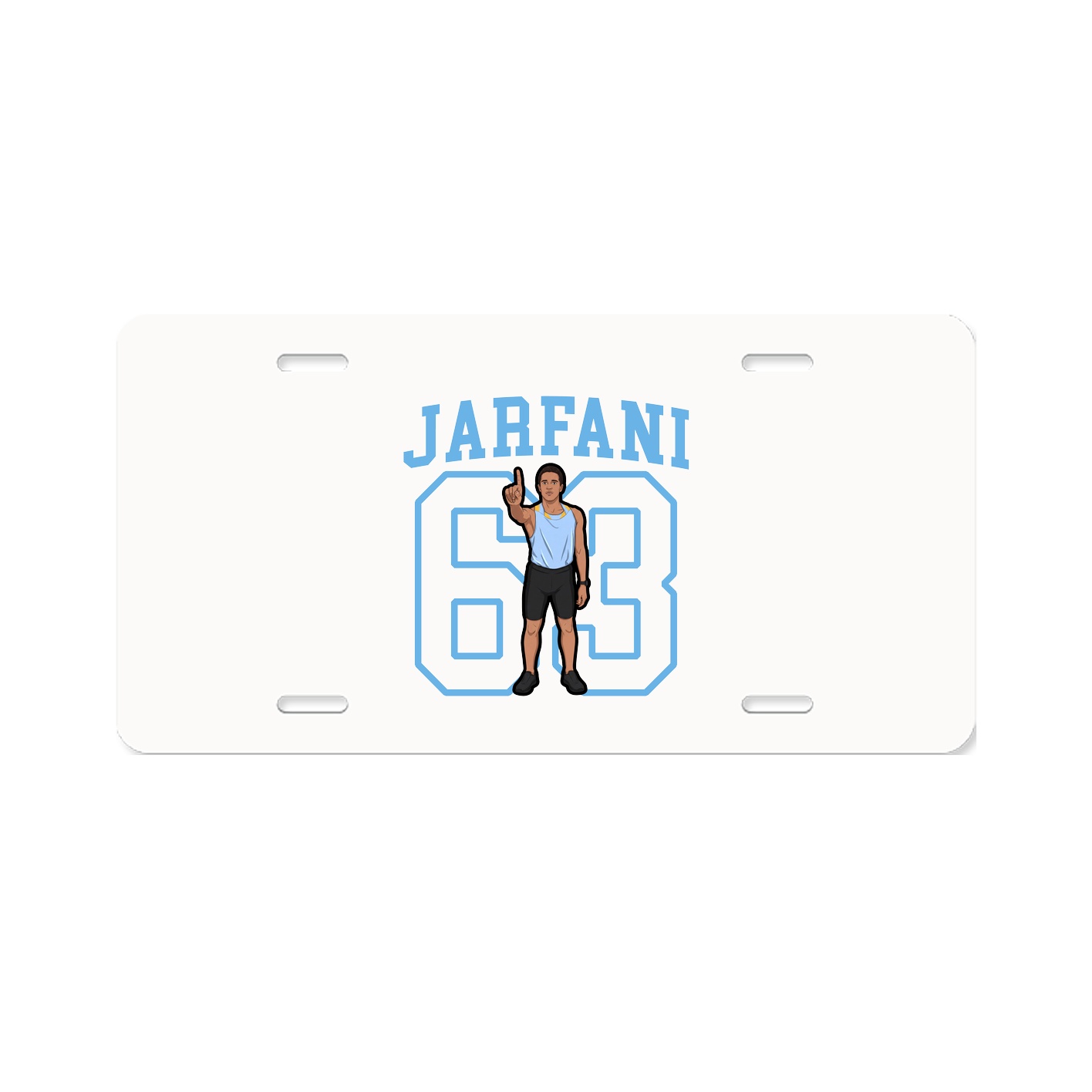 License Plate — Shirsey in Classic